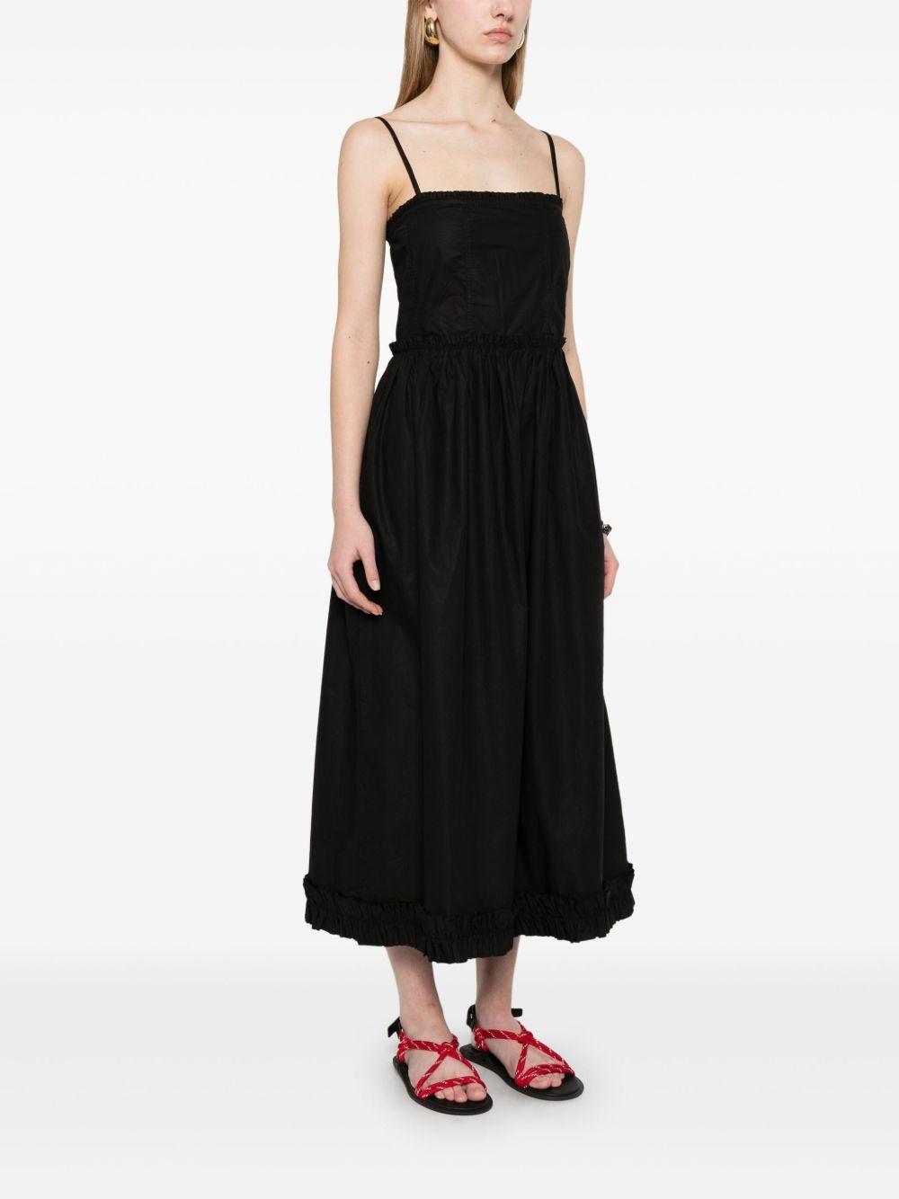 cotton midi dress - 3