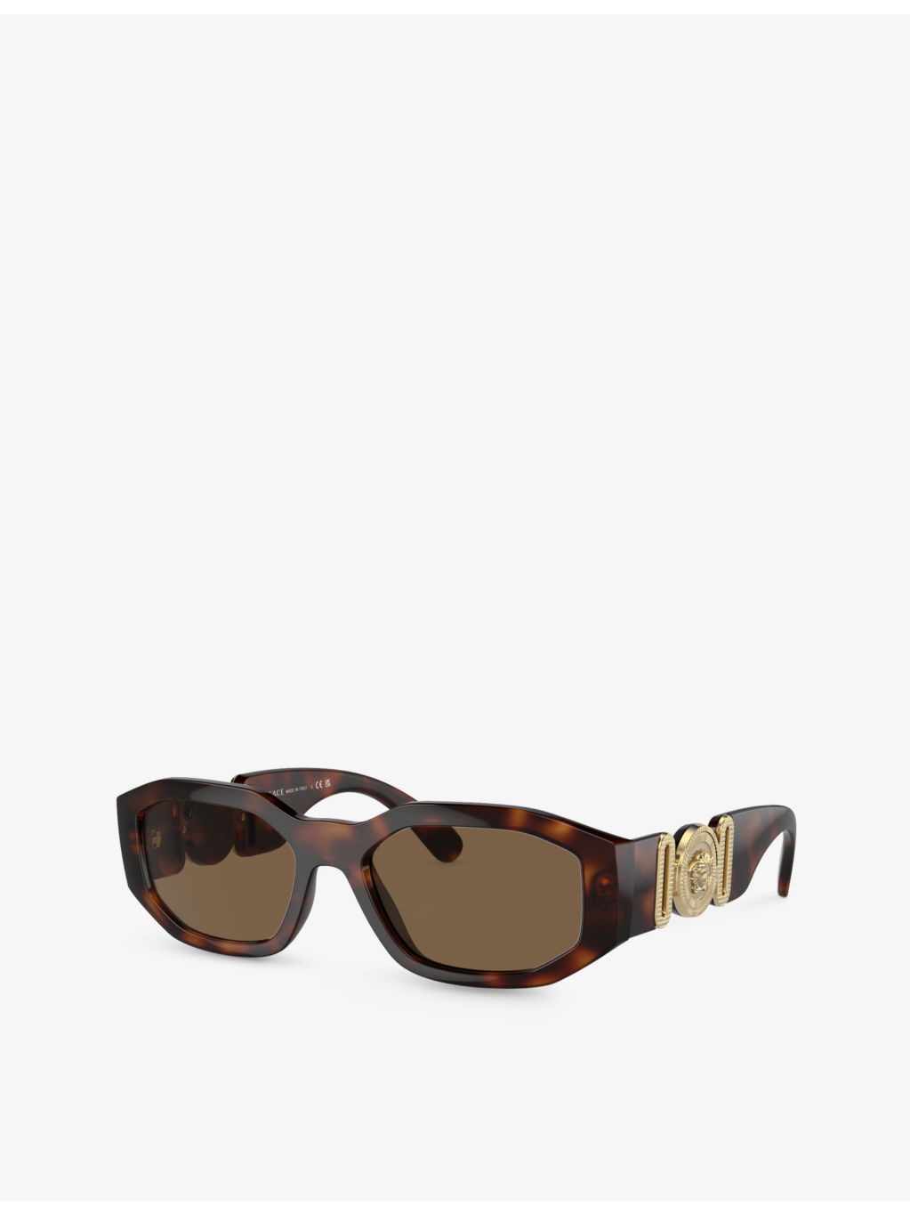 VE4361 Rectangle-Frame Tortoiseshell Acetate Sunglasses - 2