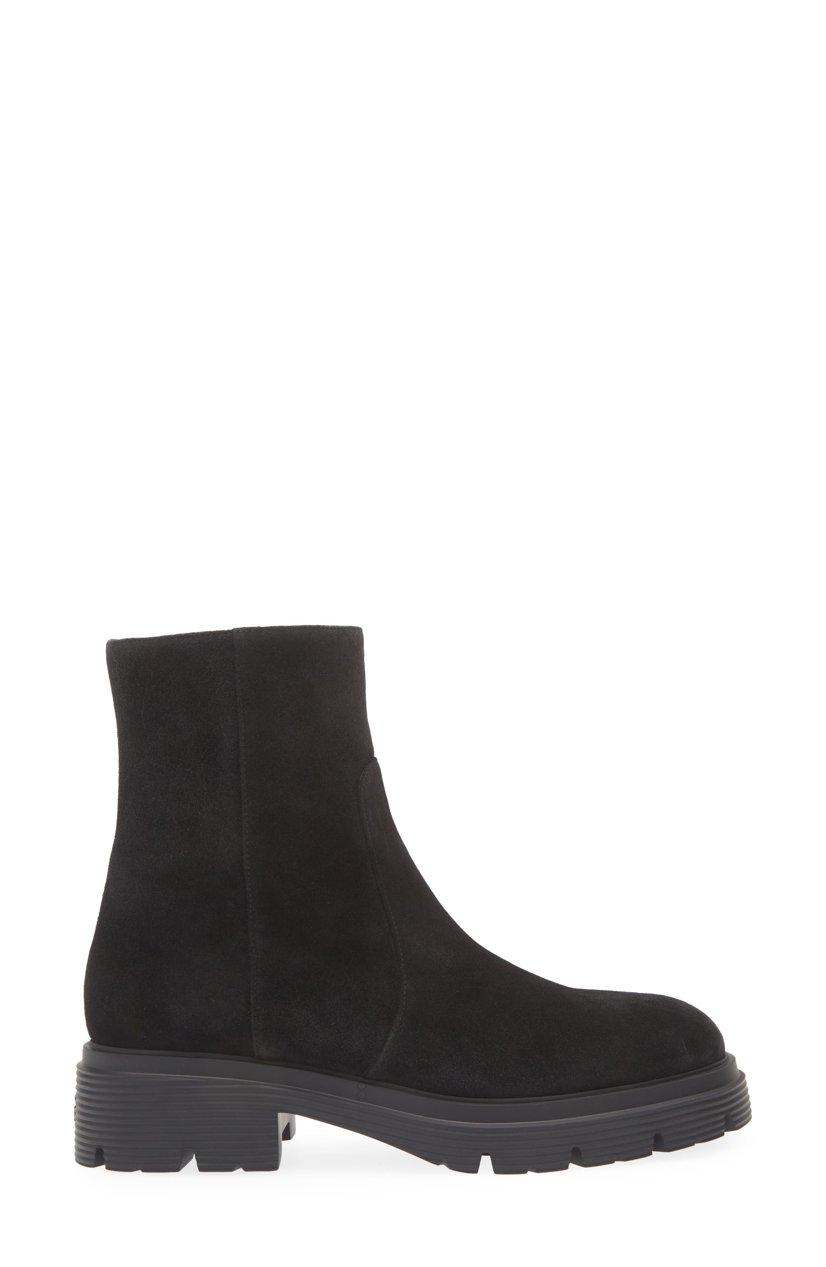 Stuart Weitzman Hudson Lite Zip Bootie in Black at Nordstrom - 3