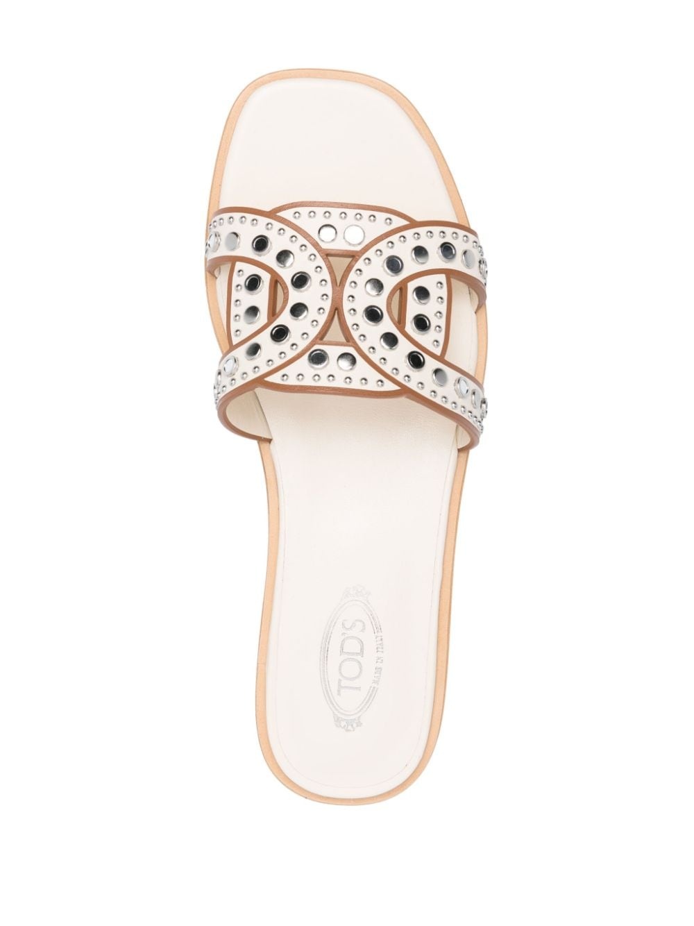 studded leather sandals - 4