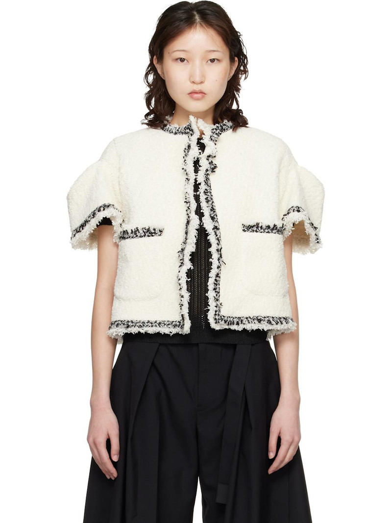 Off-White Tweed Jacket 1