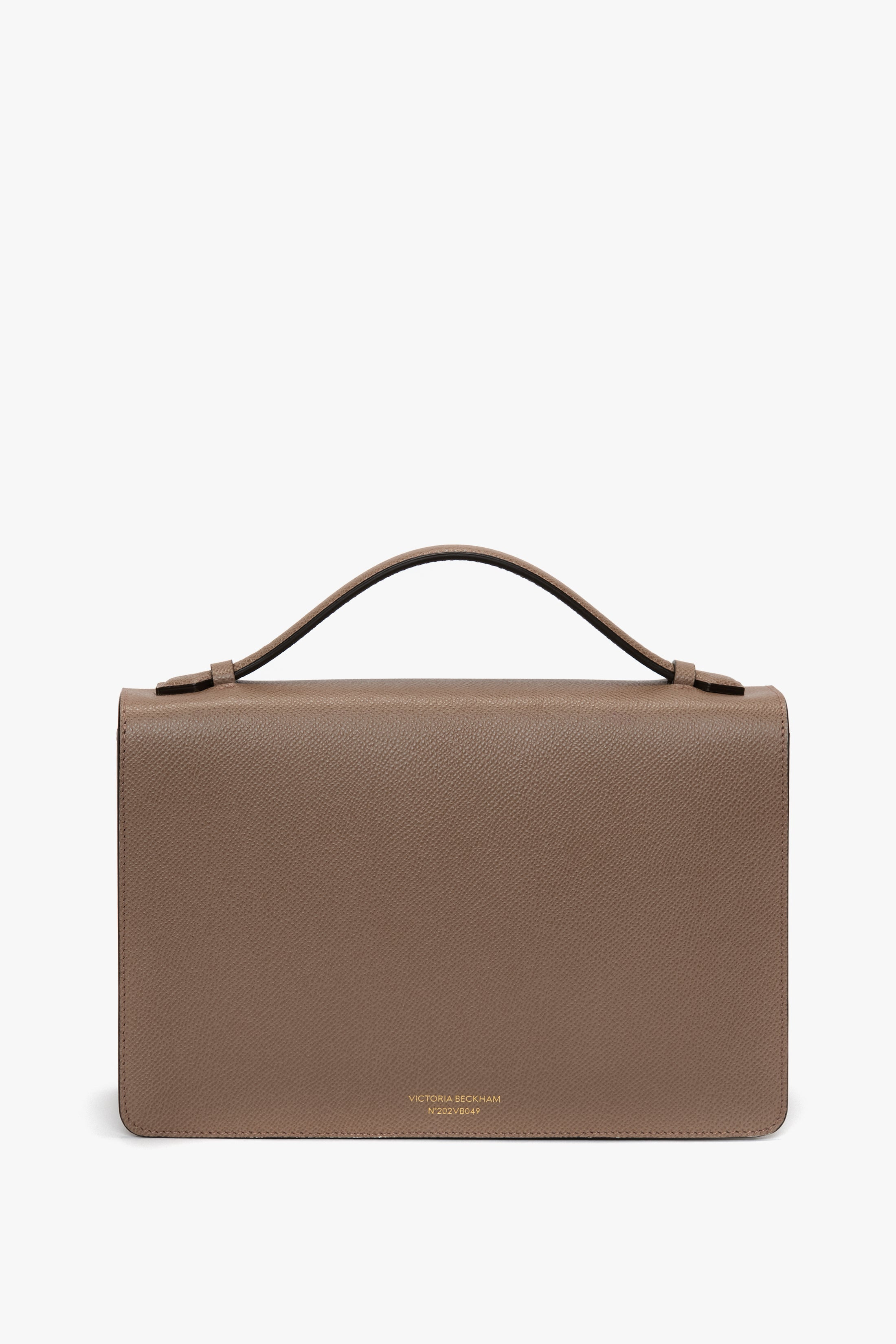 Dorian Bag In Dove Grey Grained Leather - 3