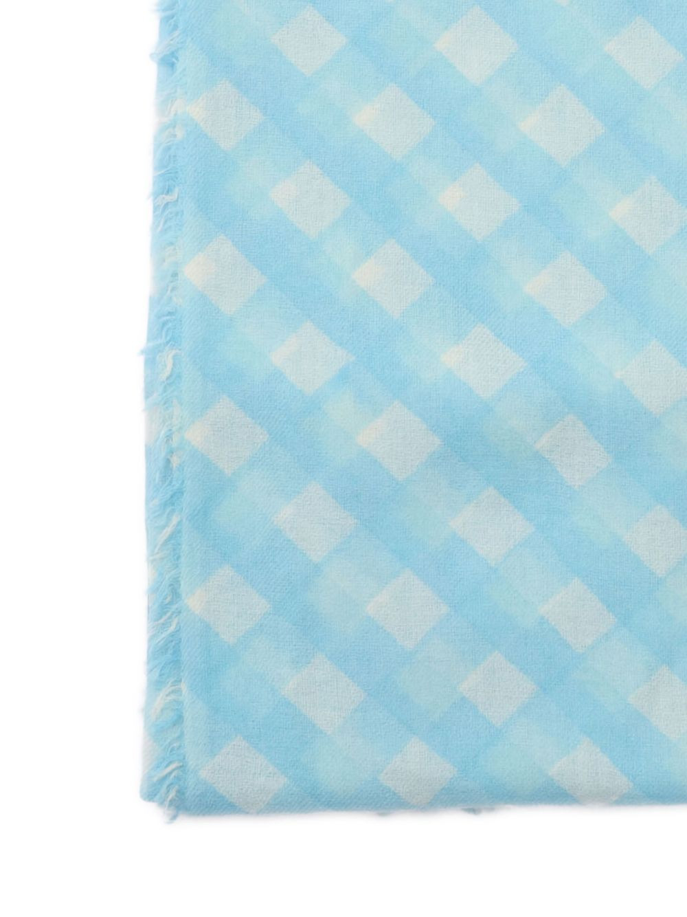 check cashmere scarf - 2