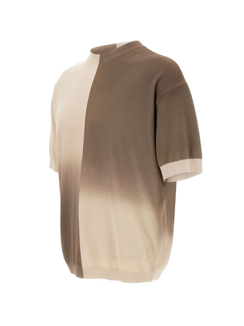 textured knit gradient cotton sweater 3