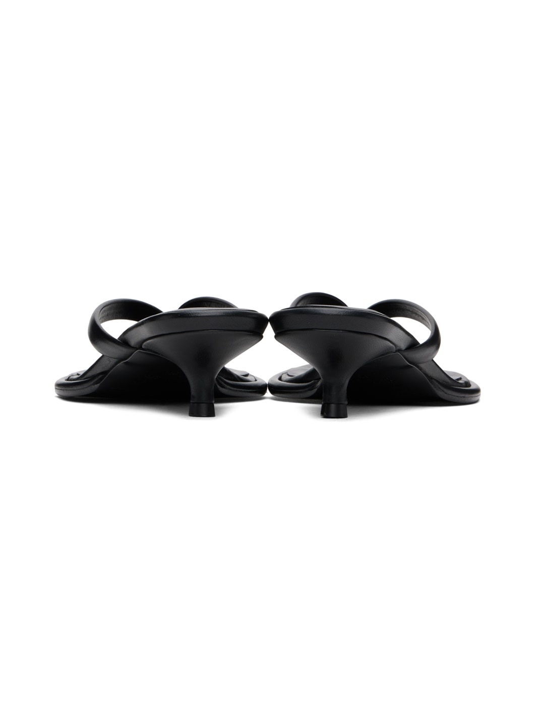 Black Erika Heeled Sandals - 2