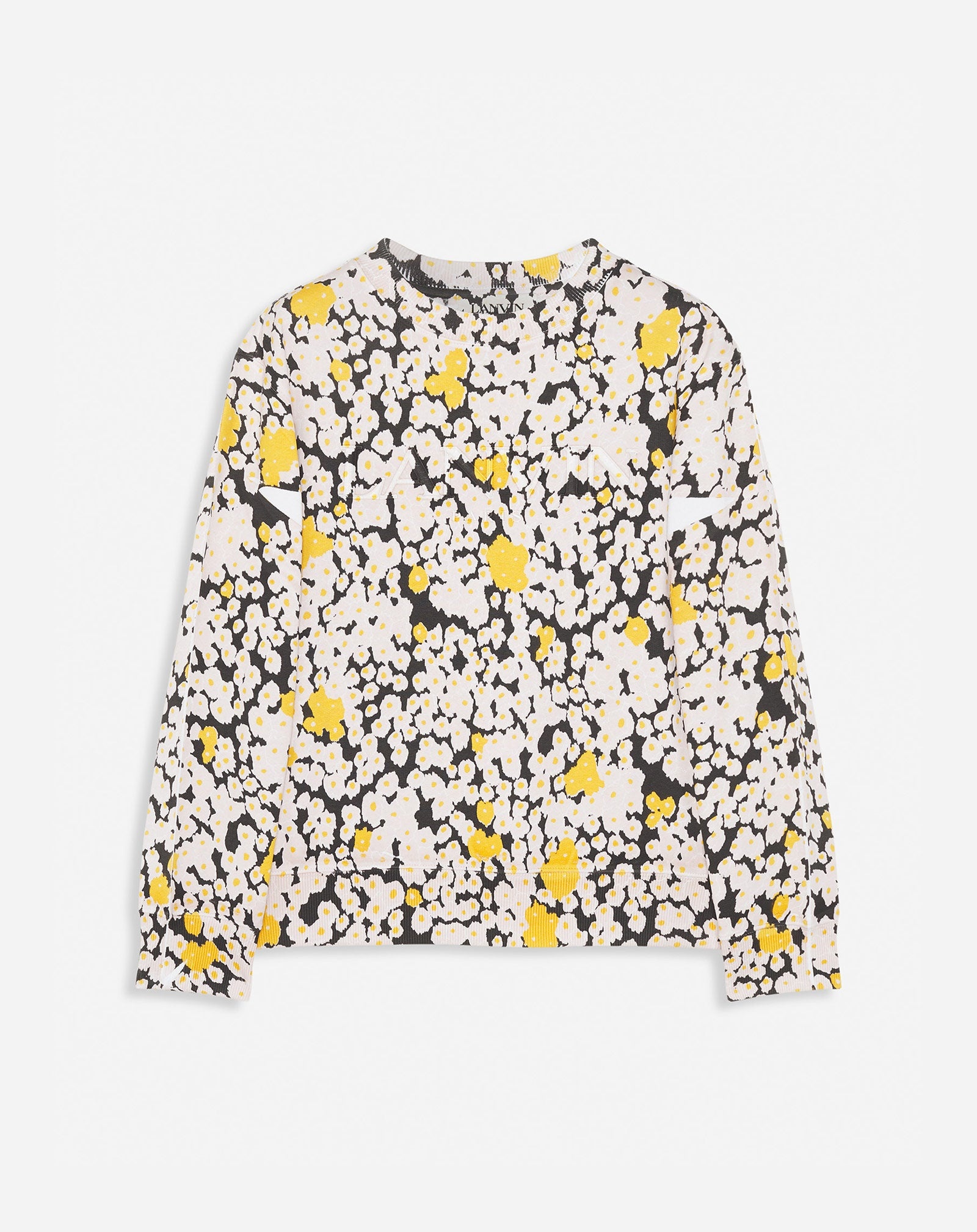 OVERPRINTED EMBROIDERED LANVIN PARIS SWEATSHIRT - 1