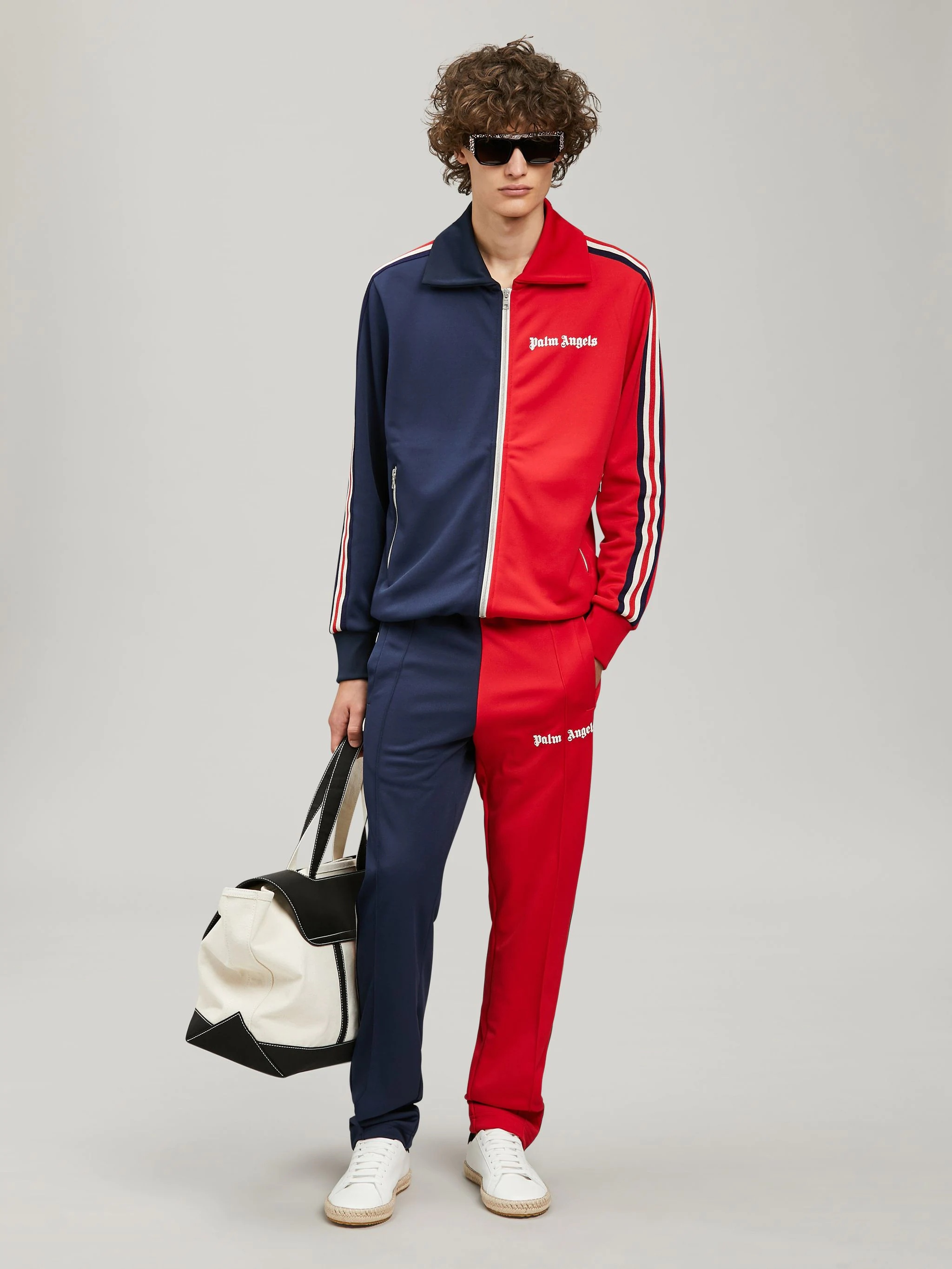 TWO TONE TRACK PANTS - 2