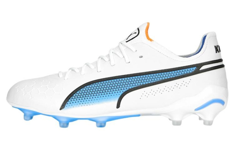 PUMA (WMNS) PUMA King Ultimate FG AG 'White Blue' 107262-01 outlook