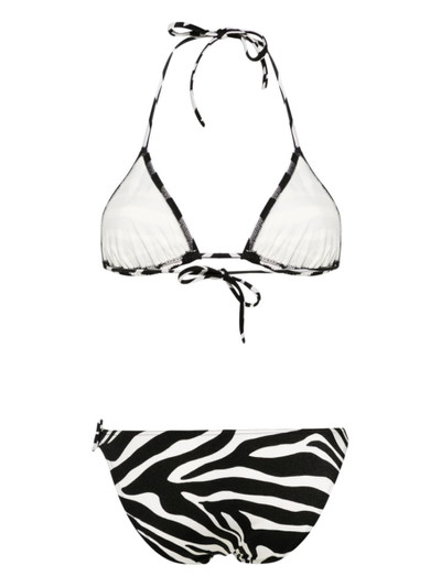 TOM FORD zebra-print bikini outlook
