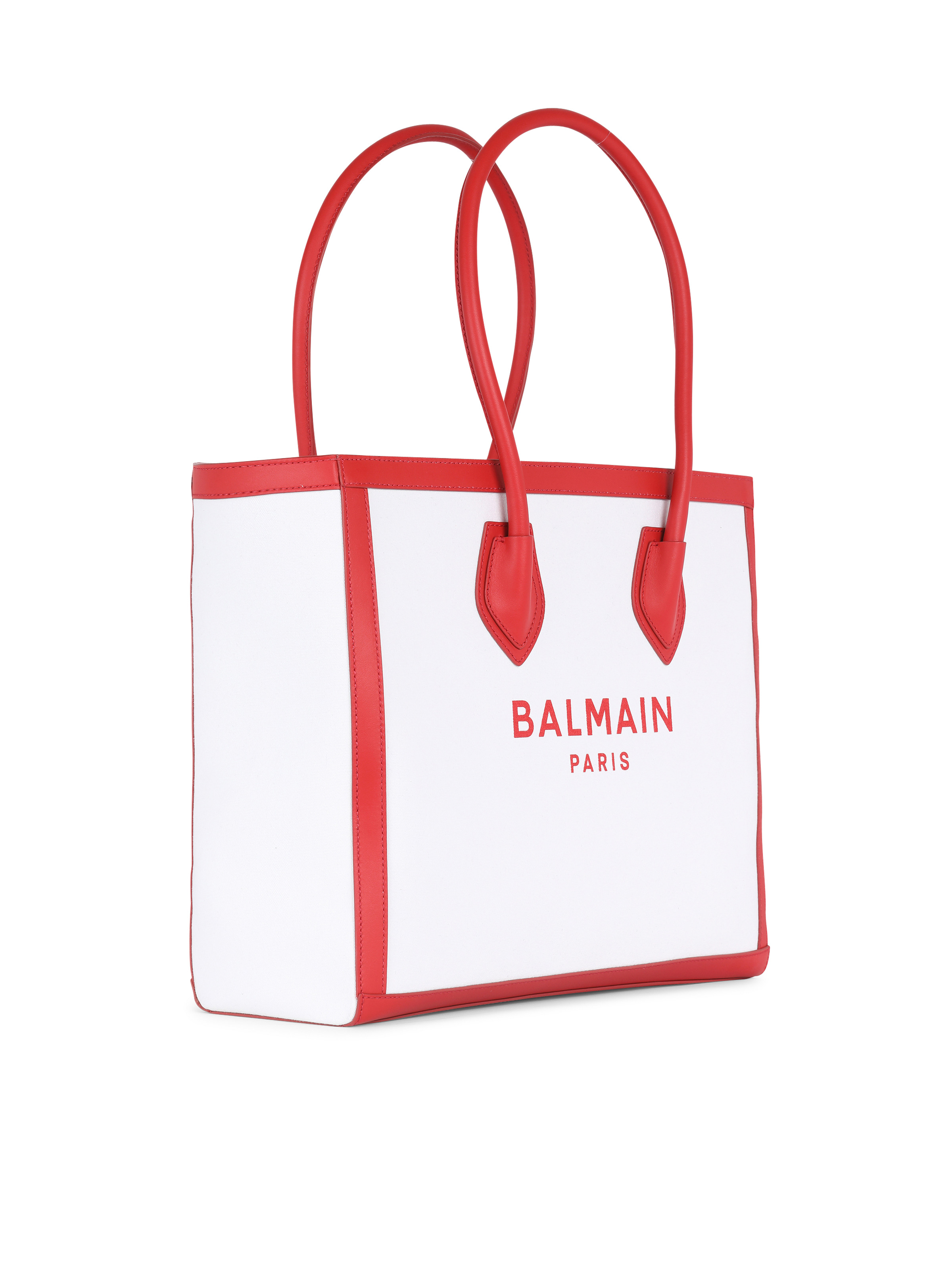 Canvas B-Army 42 tote with leather panels - 3