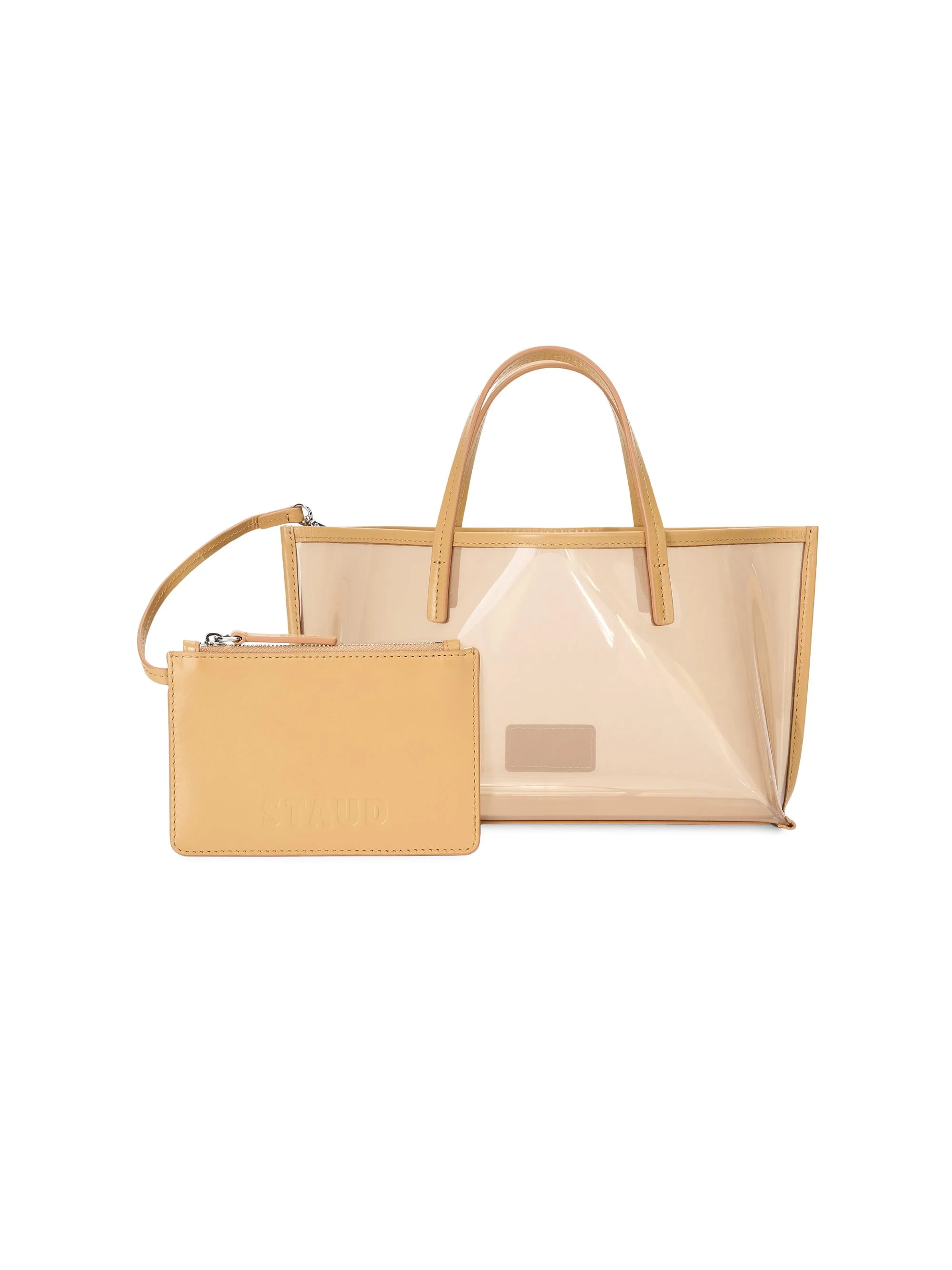 Women's Christos Mini Logo Embossed Tote Bag - Camel - 1