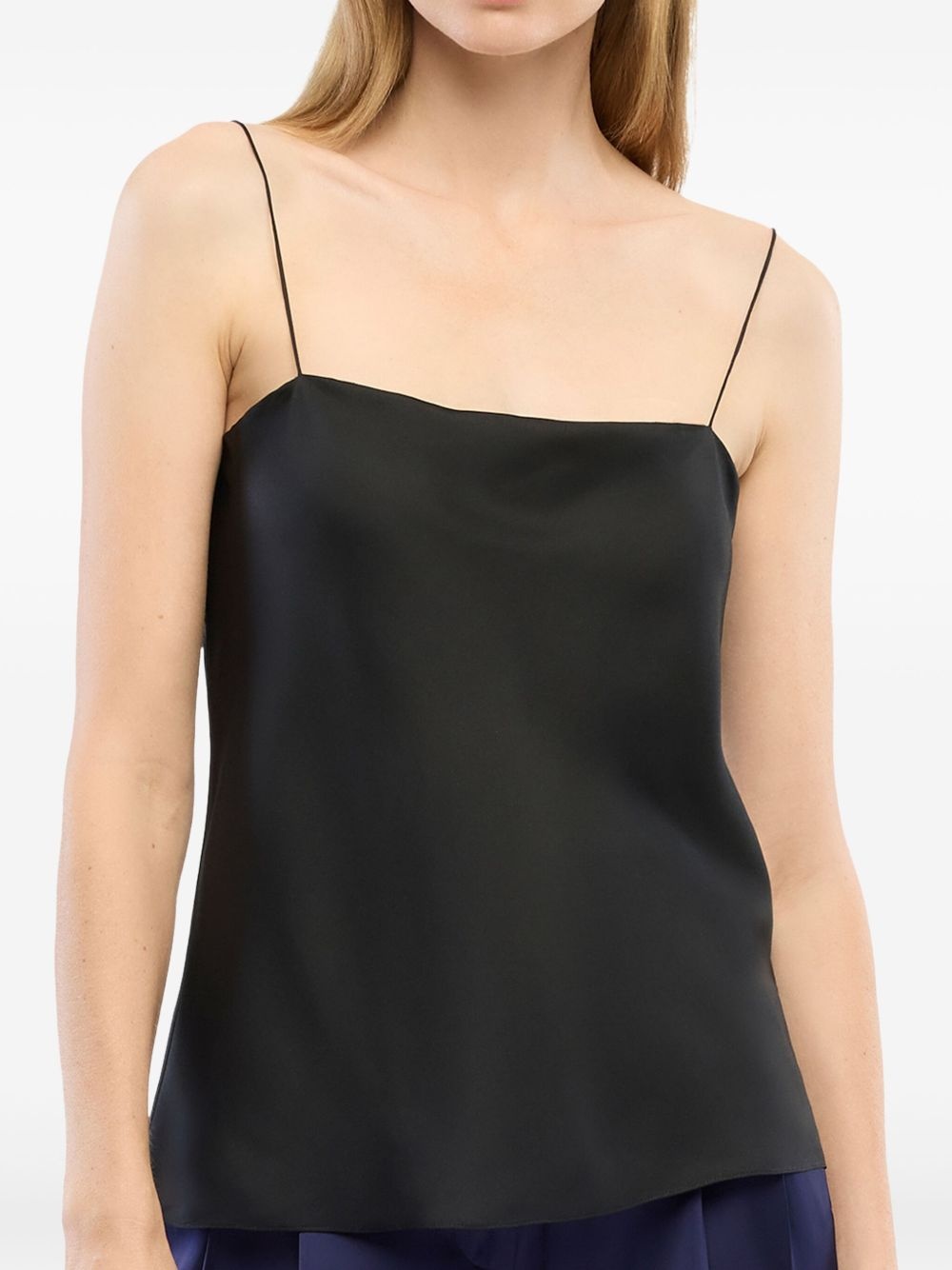 slip-on silk top - 5