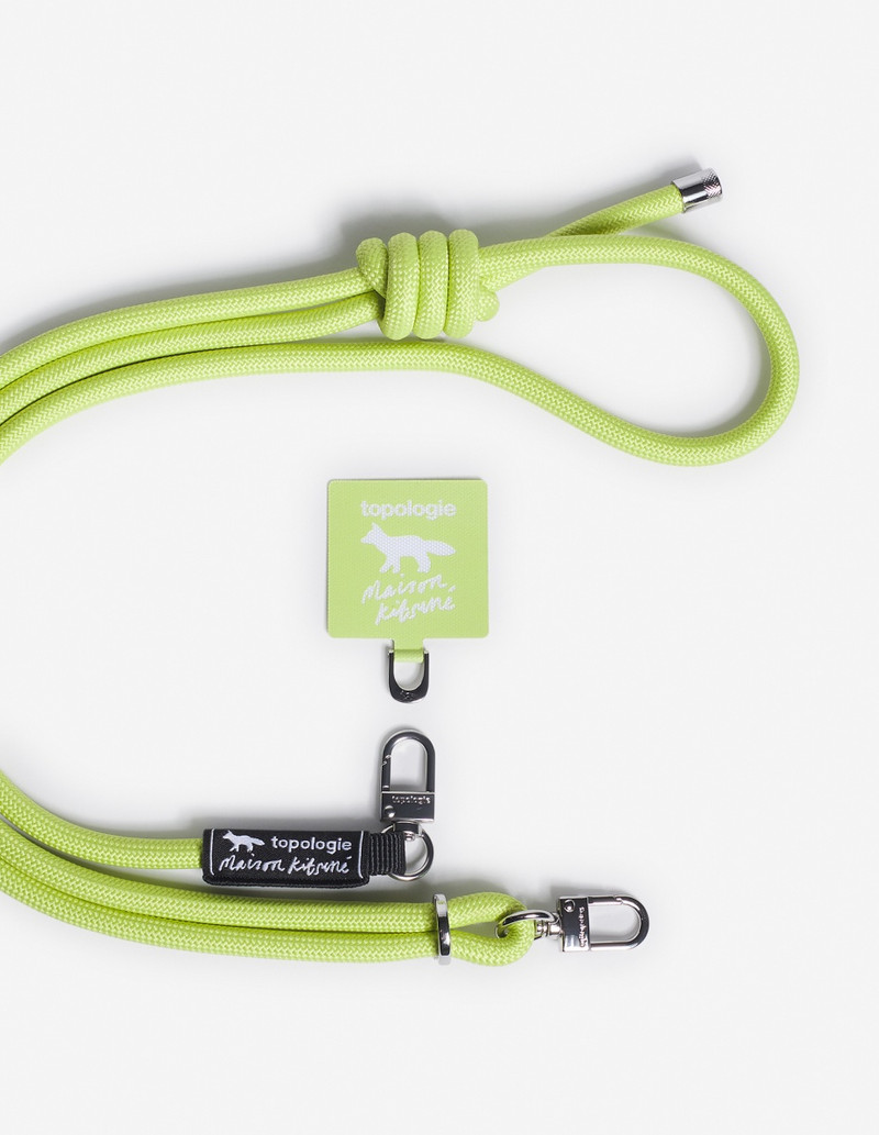 Maison Kitsuné MAISON KITSUNE X TOPOLOGIE PHONE STRAP ADAPTER outlook