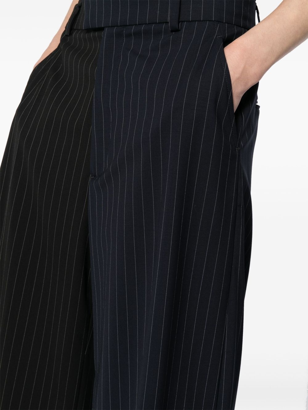 straight-leg wool trousers - 6