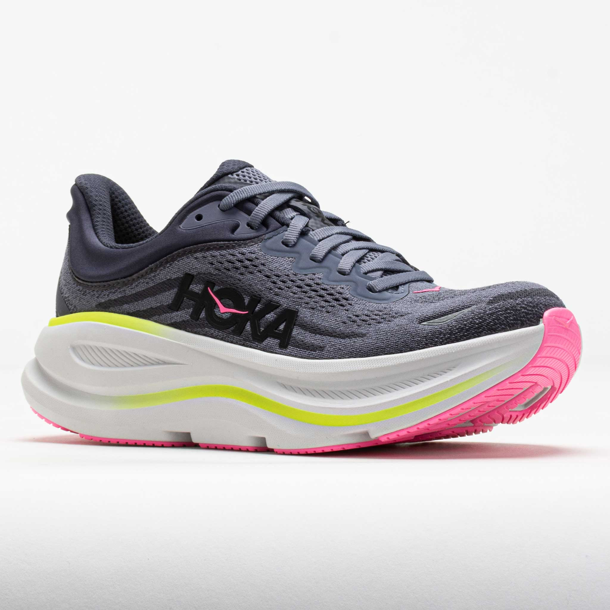 HOKA Bondi 9 Women's Charcoal Grey/Grey Skies - 5
