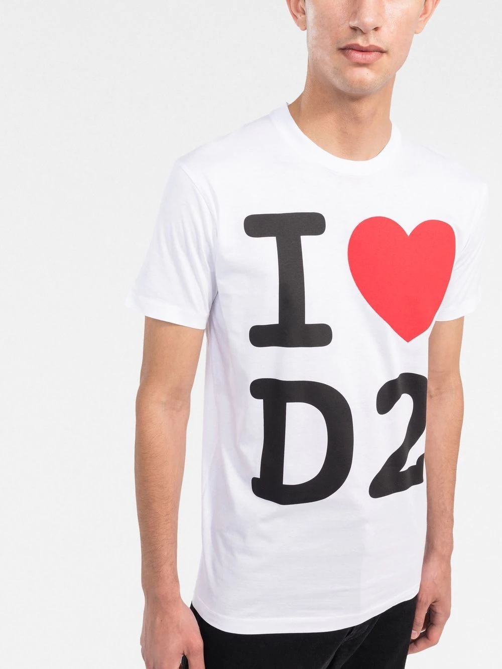 'I Love D2' Cool graphic-print T-shirt - 3