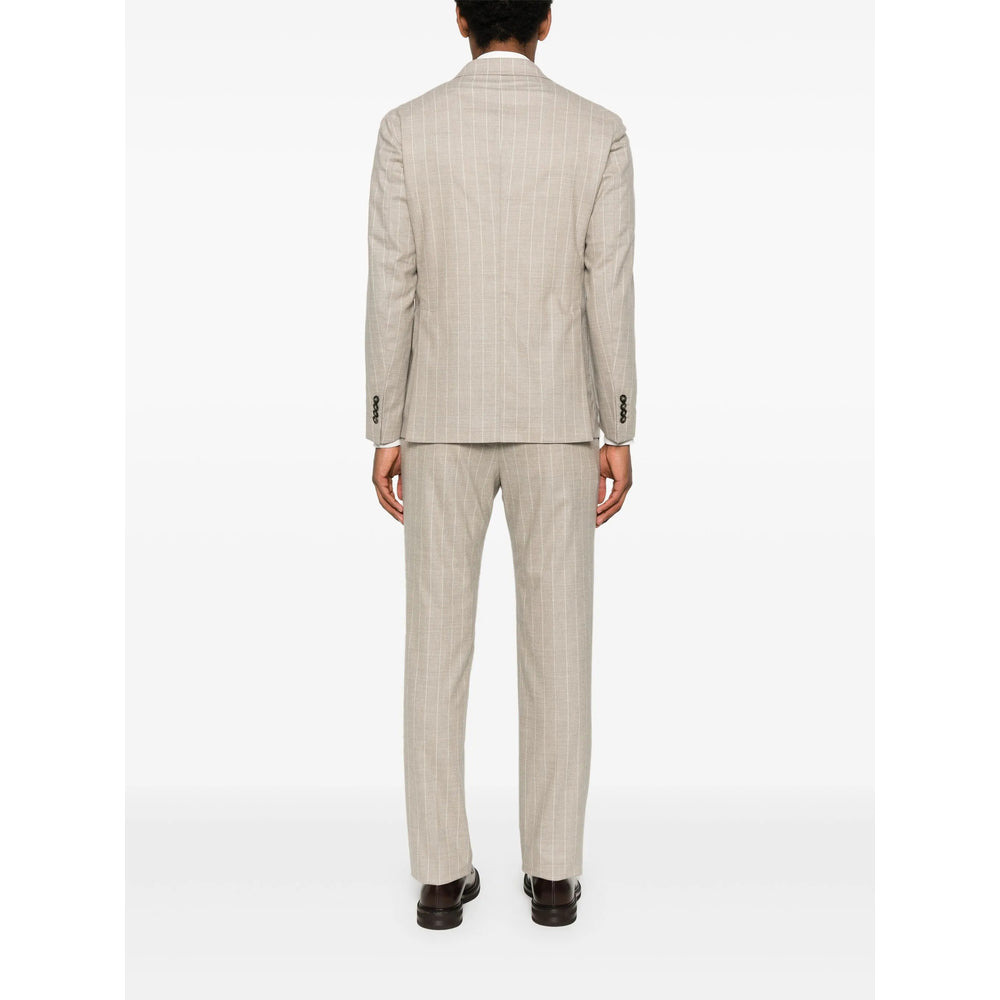 TAGLIATORE - Tagliatore Neutrals Suits - Single Breasted Suits Men - 5