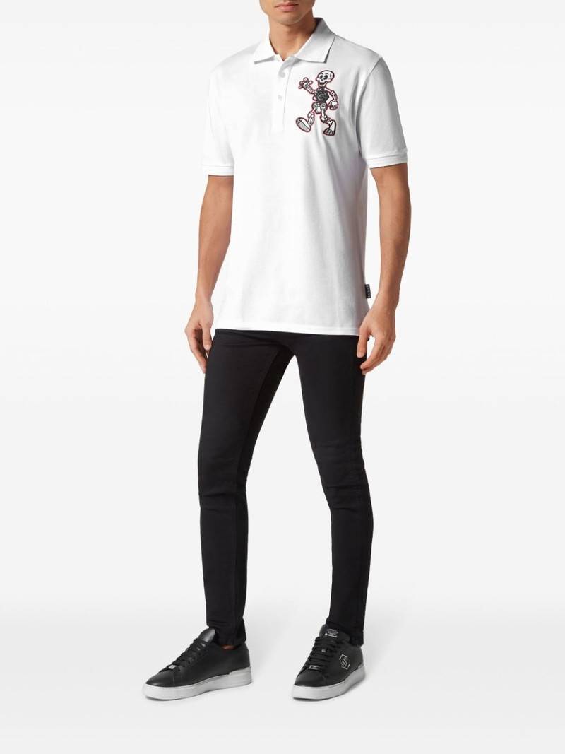 PHILIPP PLEIN Skully Gang polo shirt outlook