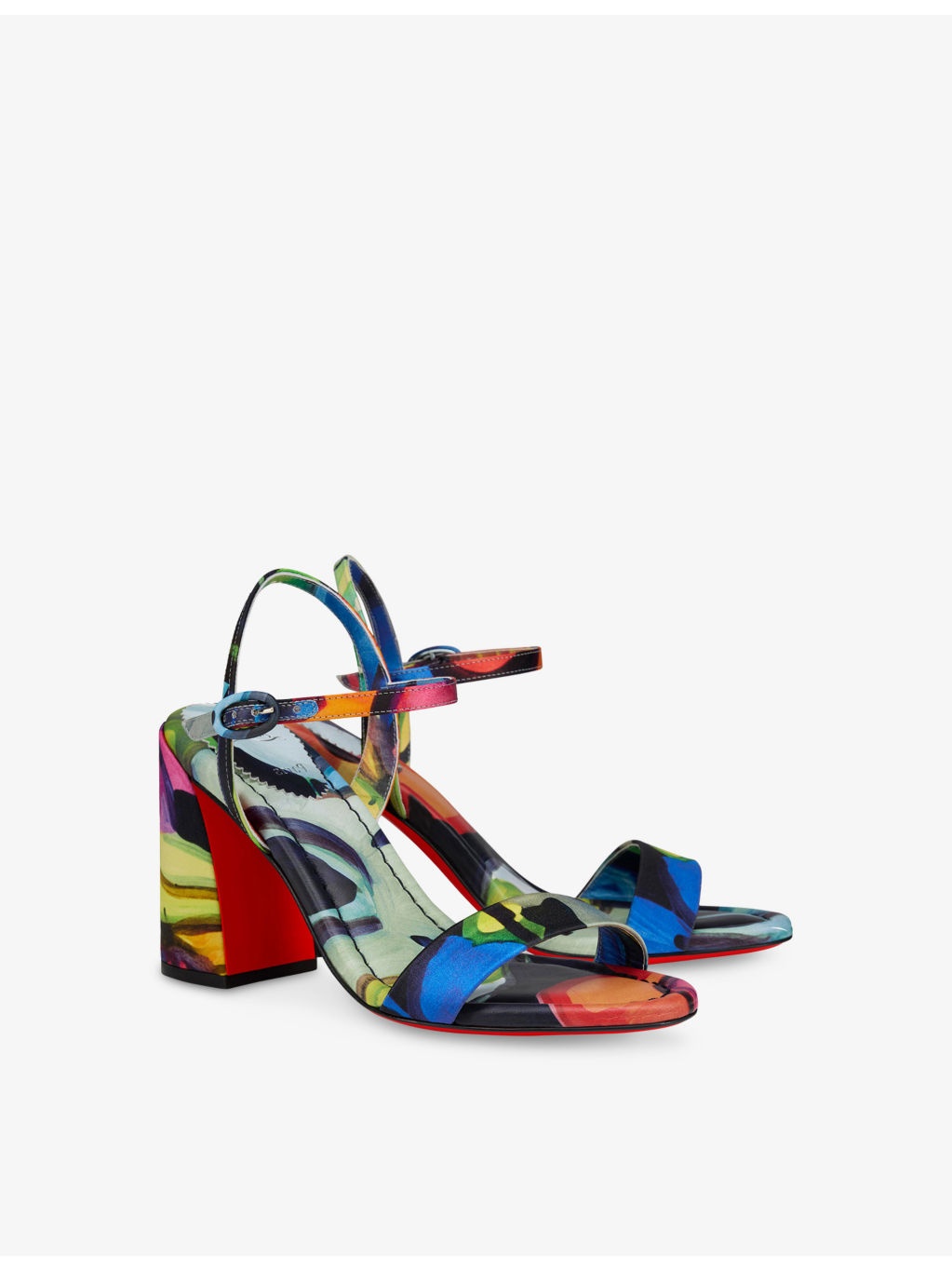 Miss Jane 85 Satin Heeled Sandals - 4