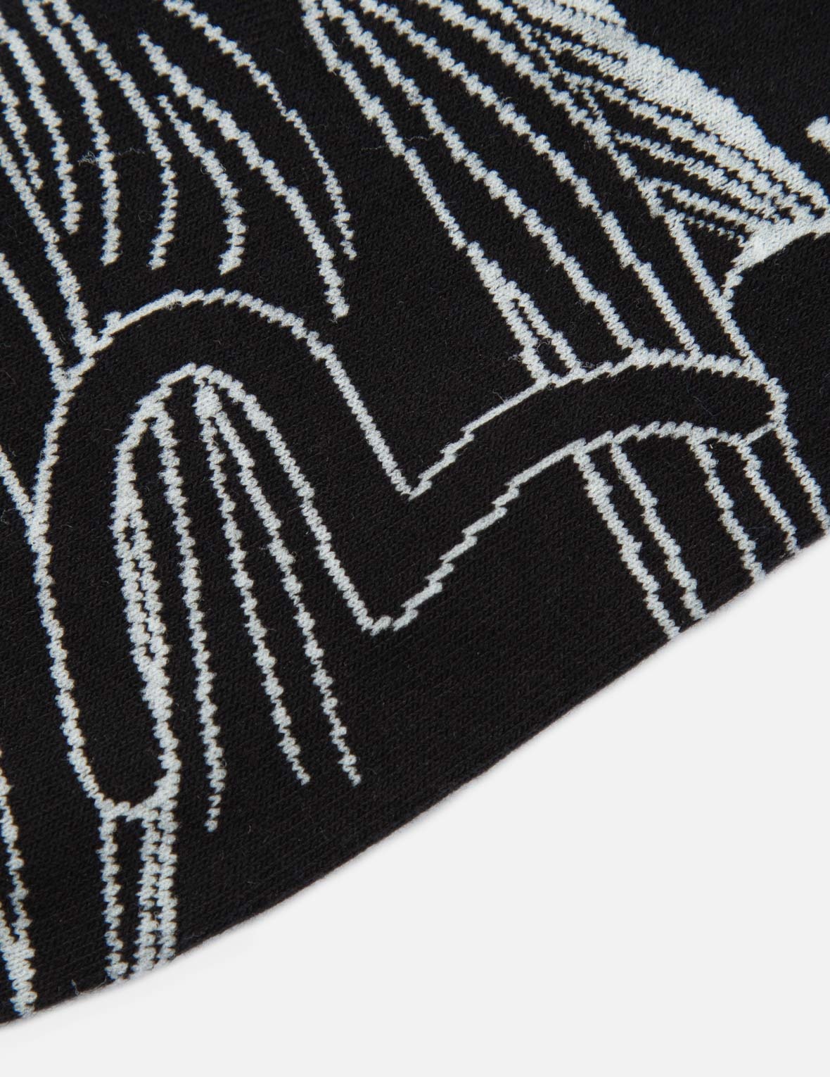 WAVE-PATTERN JACQUARD LONG SOCKS - 6