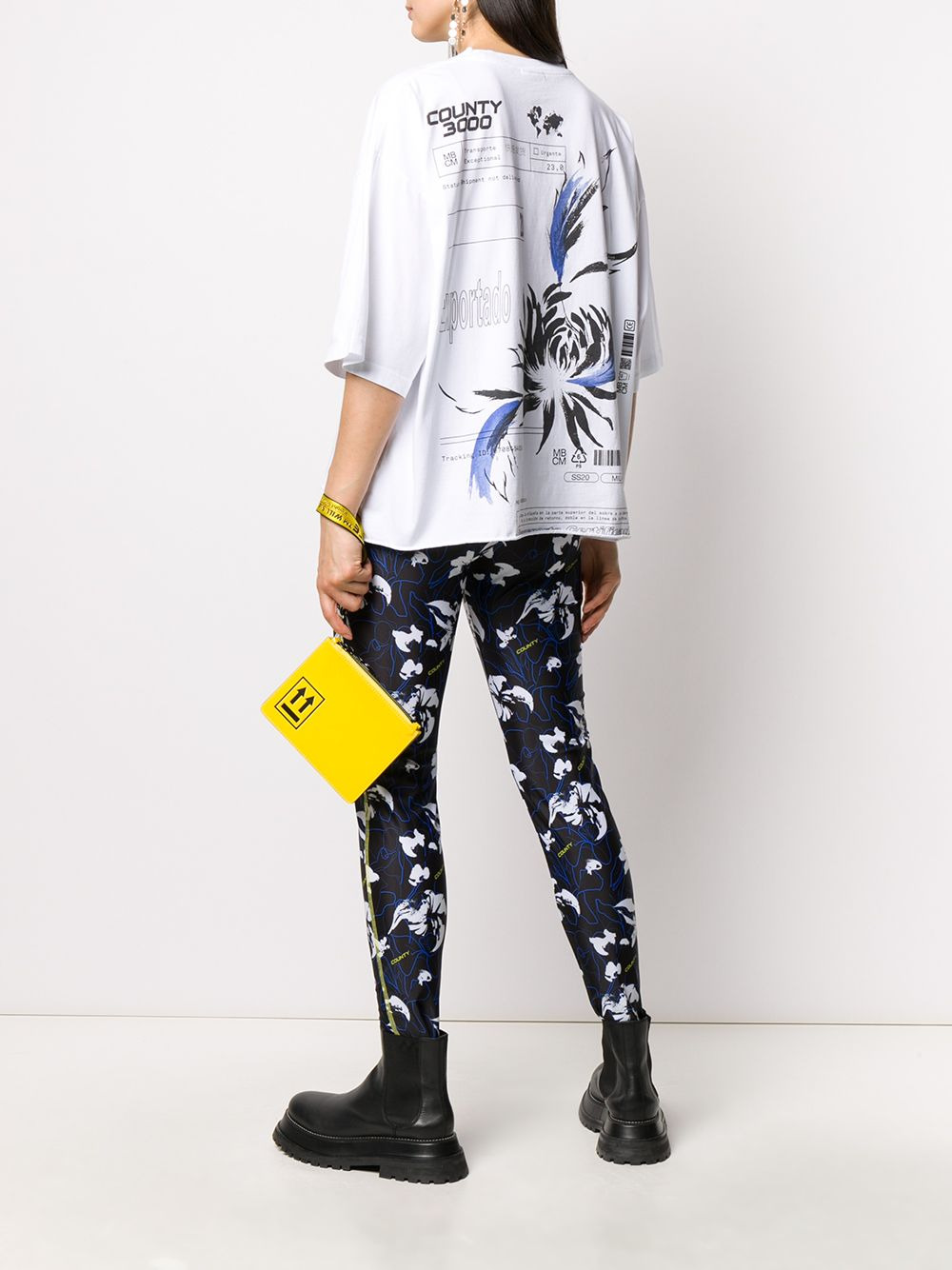 oversized Flower print T-shirt - 2