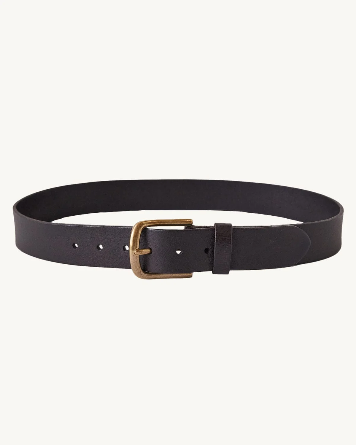 LEATHER BELT - BROWN - 1
