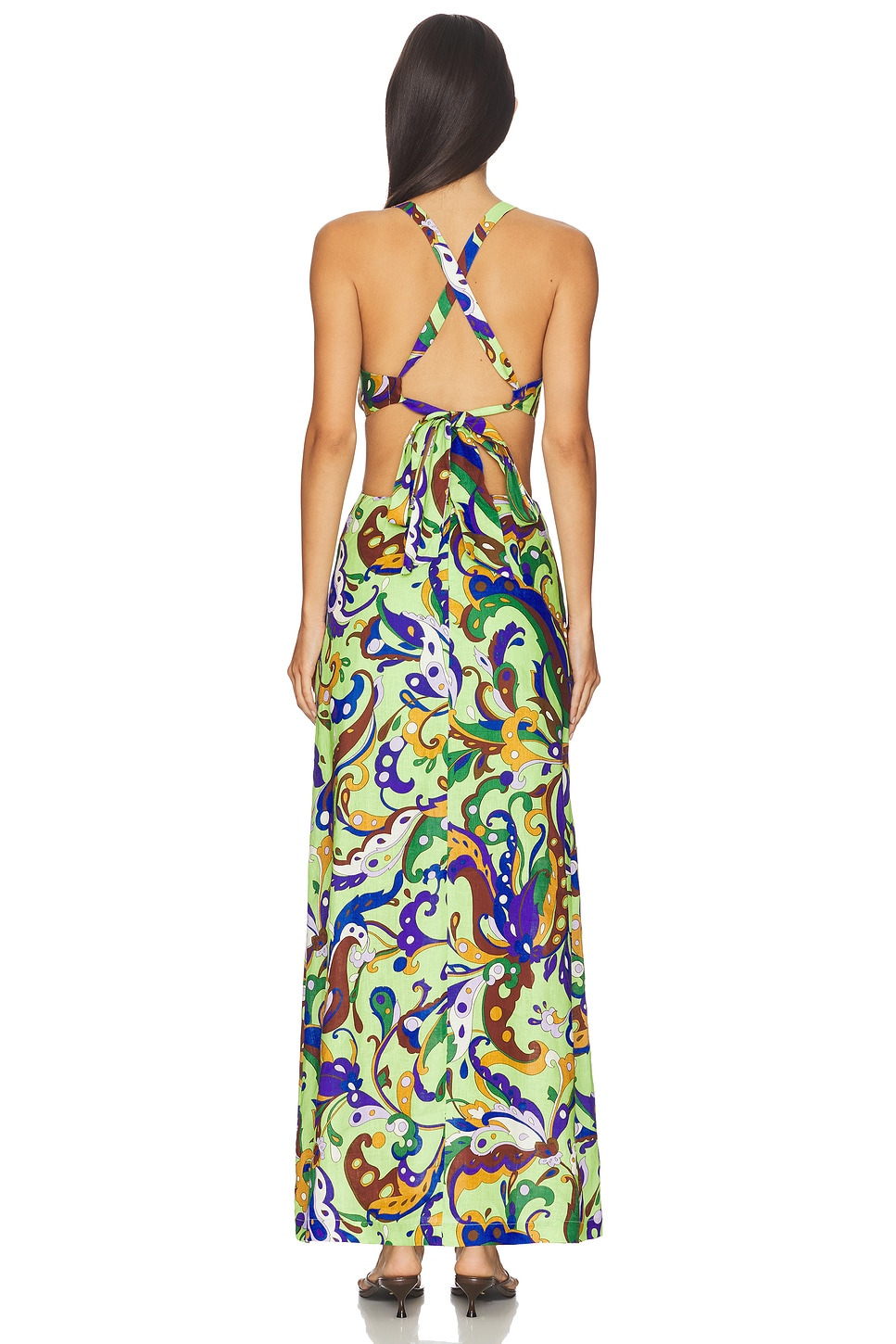 Yvette Cut Out Midi Dress - 3