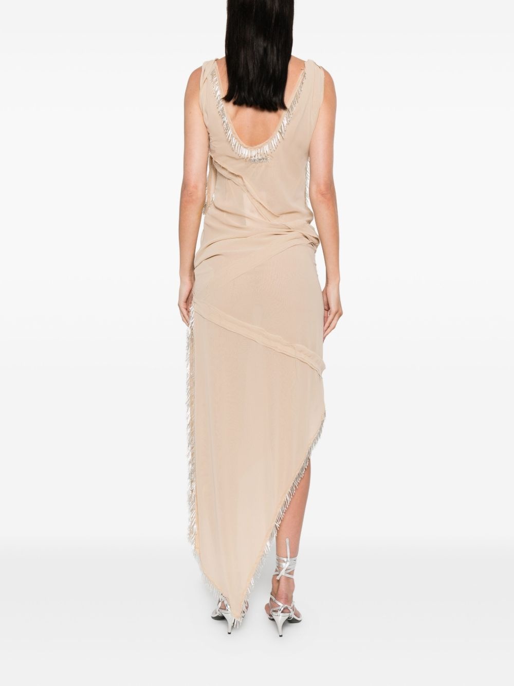 asymmetric midi dress - 4