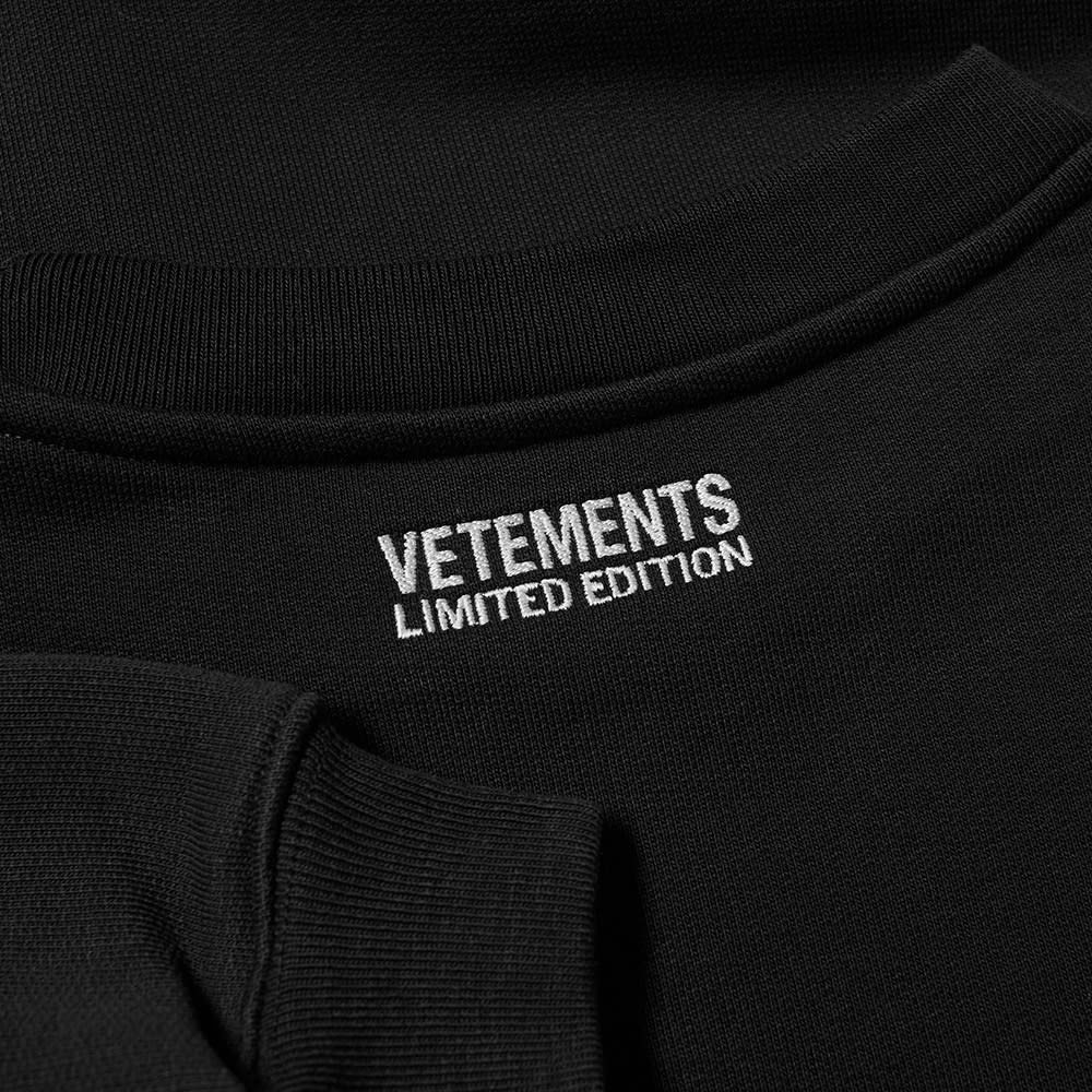 VETEMENTS Oversize Insecurity Crew Sweat - 3