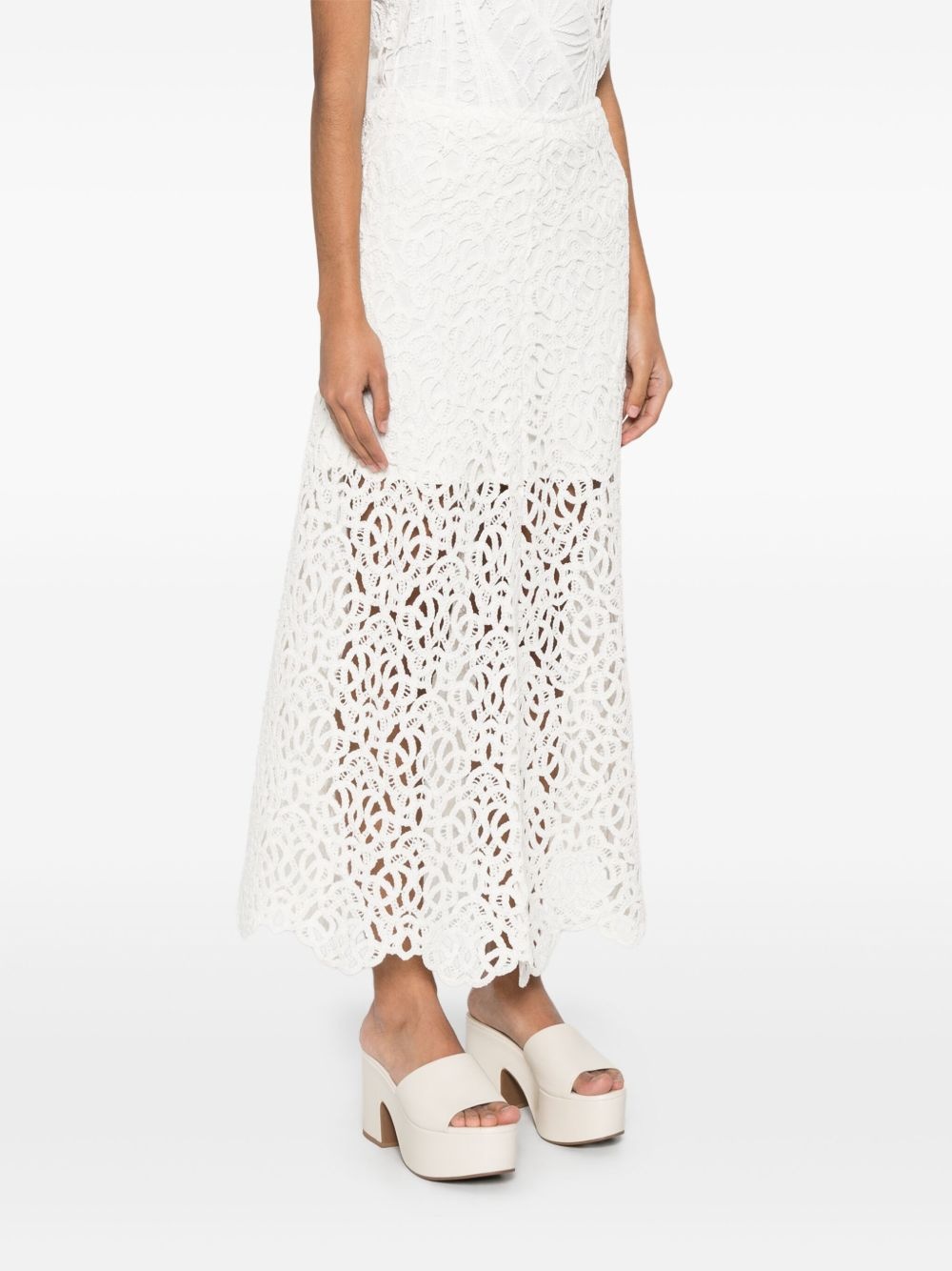 embroidered maxi skirt - 3