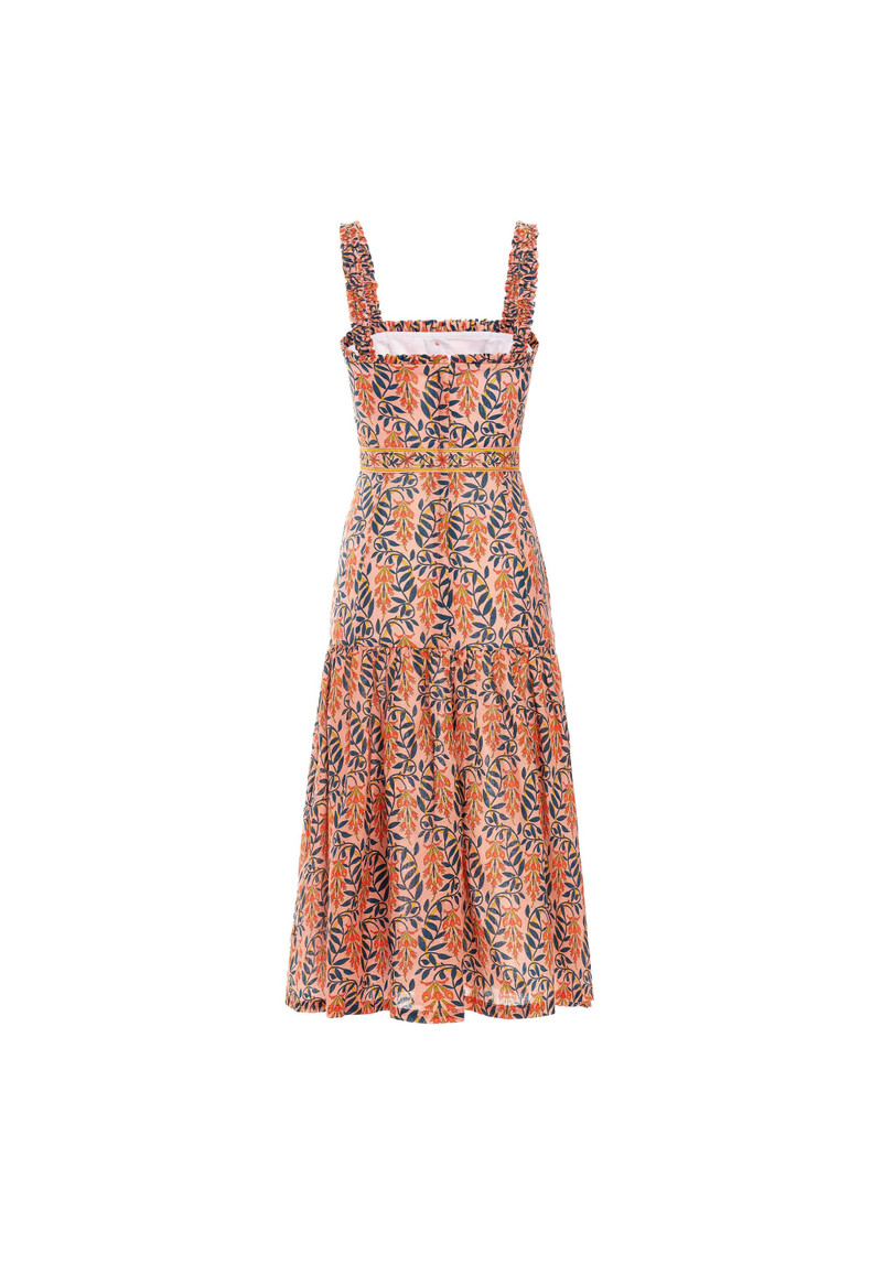 Níspero Herbacea Atardecer Midi Dress 3