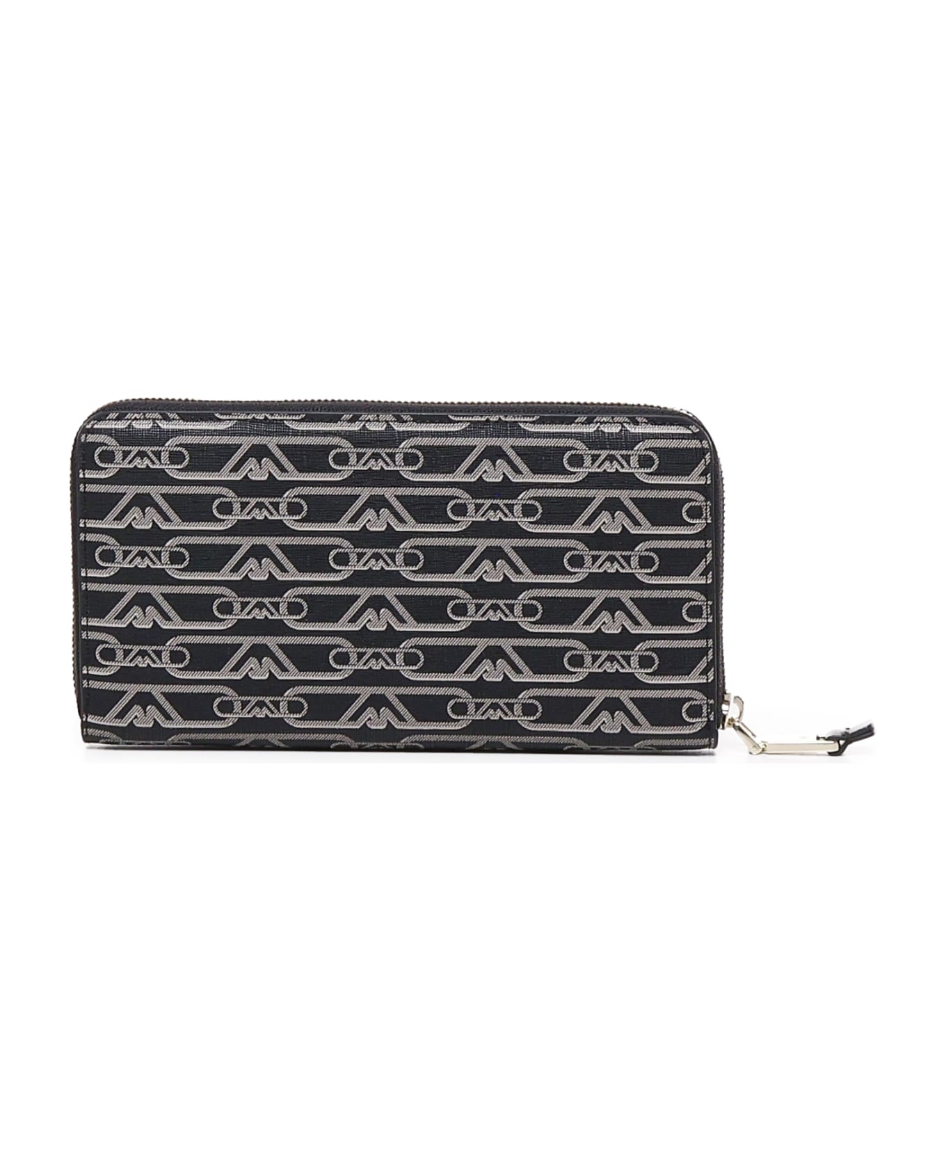 Zip Around Eagle All Over Wallet Emporio Armani - 3