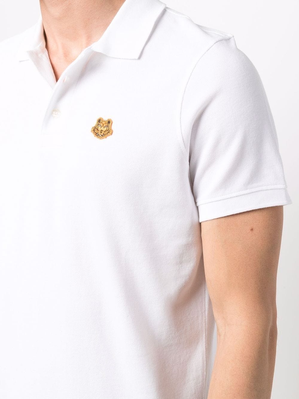 Tiger Head motif polo shirt - 5