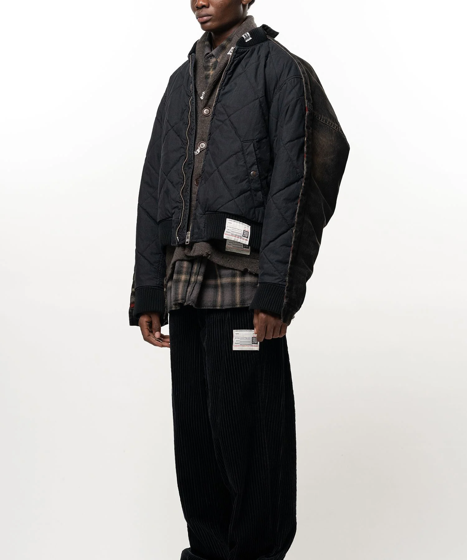 Combined Quilt Denim Jacket - 1