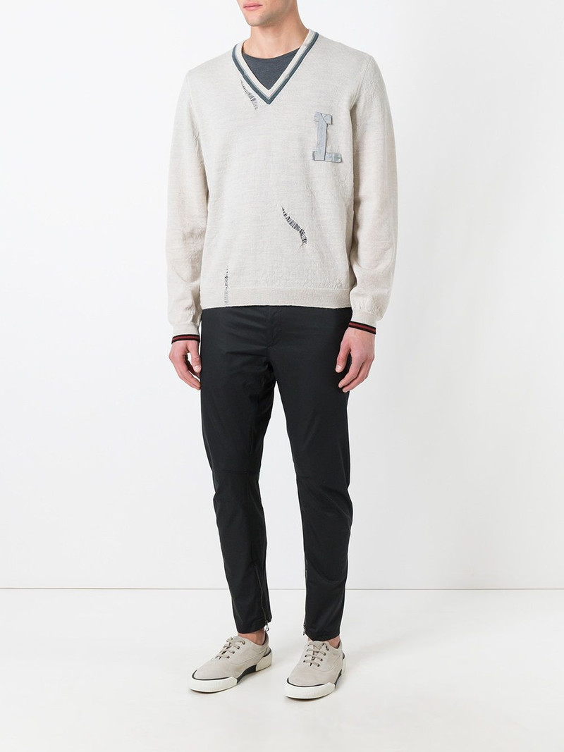 Lanvin ankle zip trousers outlook