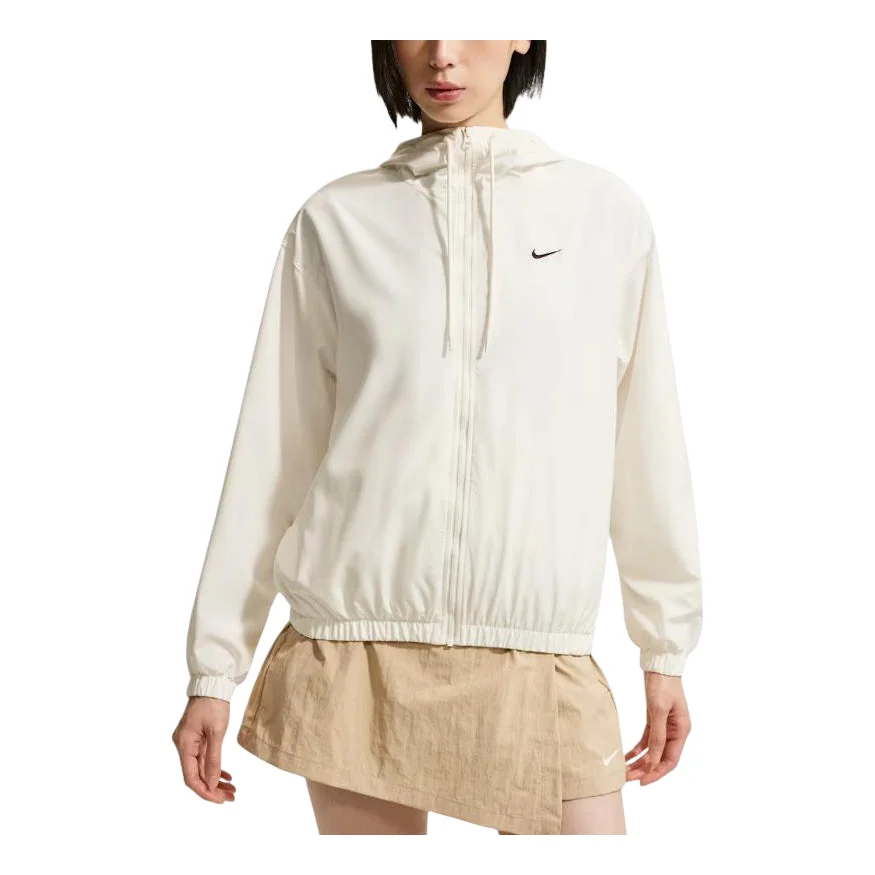(WMNS) Nike UV Classic Loose Fit Hooded Jacket 'Sail' IM8162-133 - 1