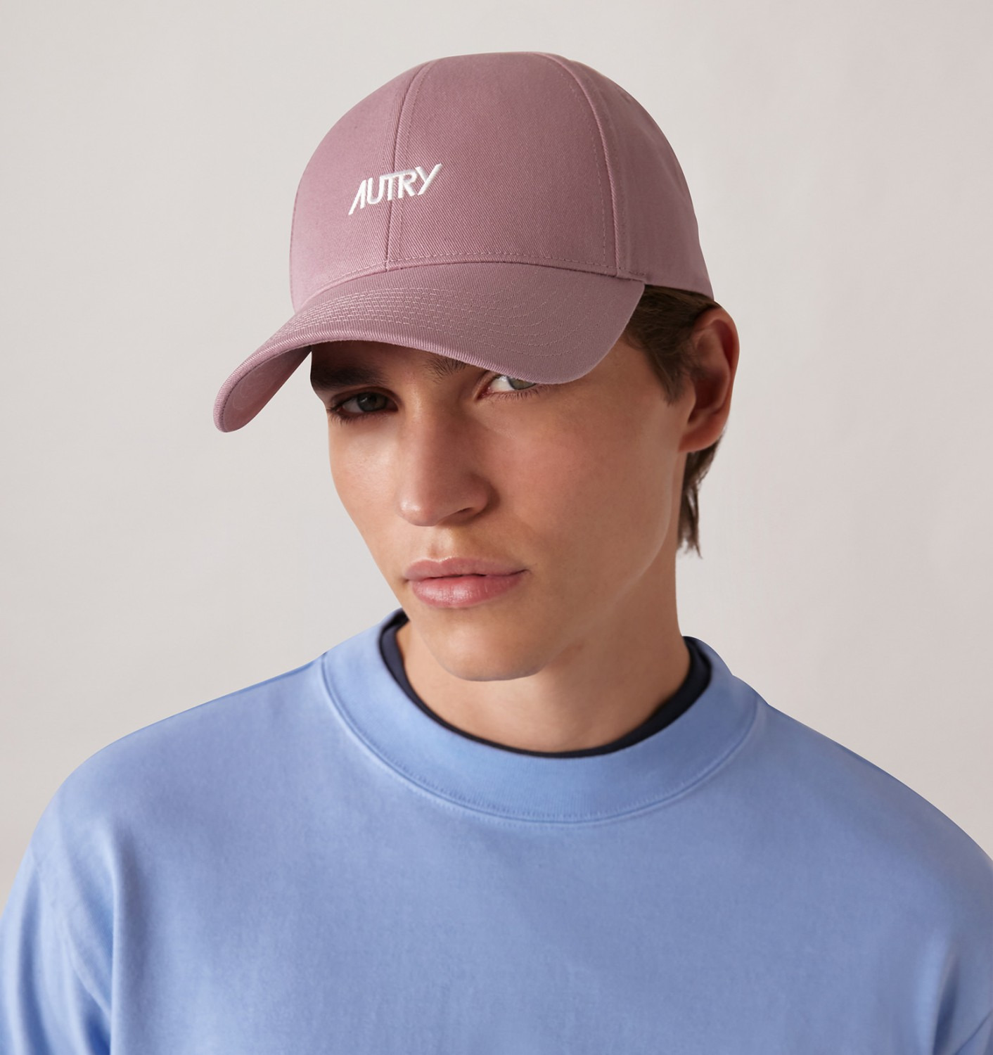 UNISEX BASEBALL CAP WITH CONTRAST EMBROIDERED LOGO - 3