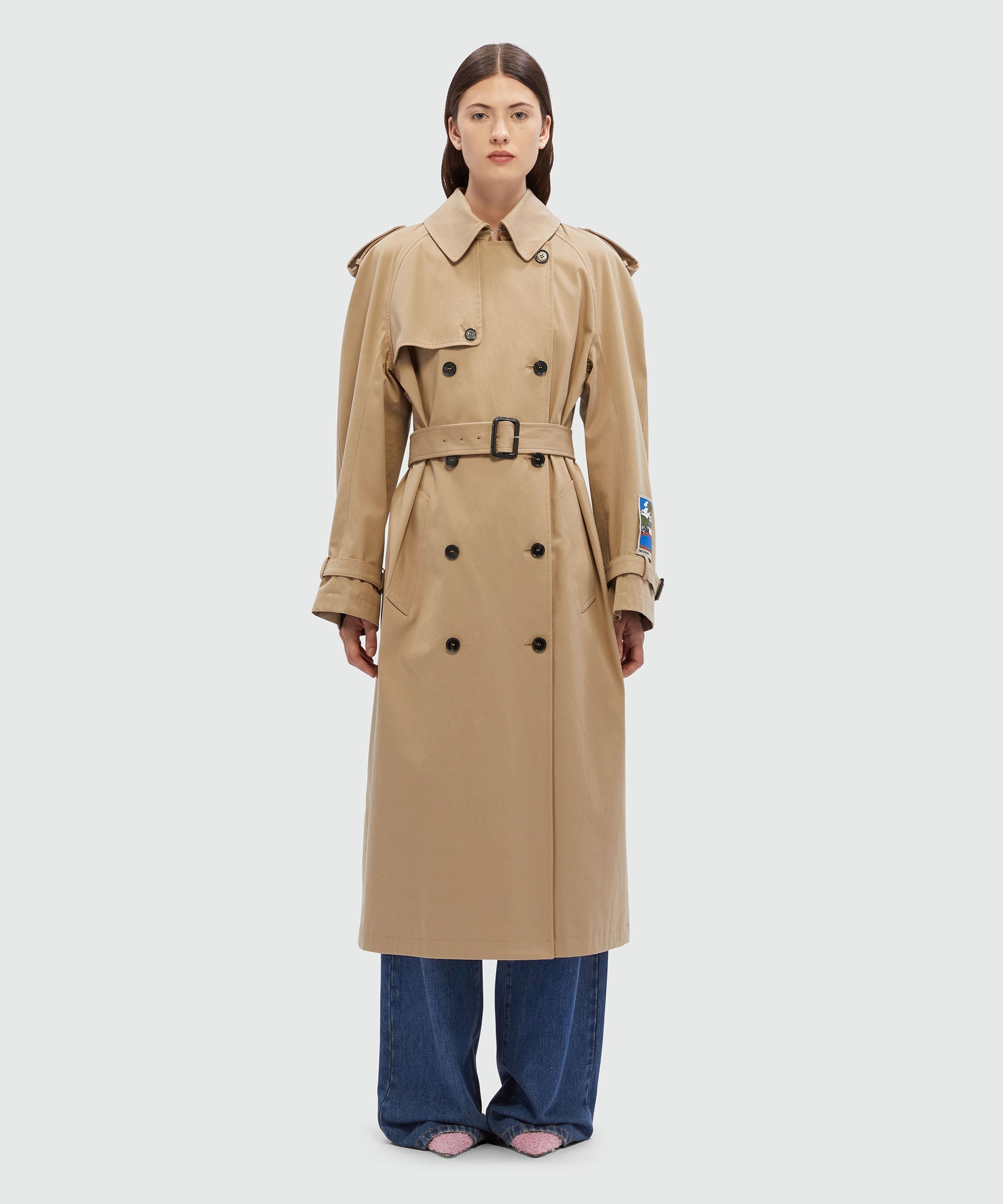 "La Vedetta" faille trench coat - 2