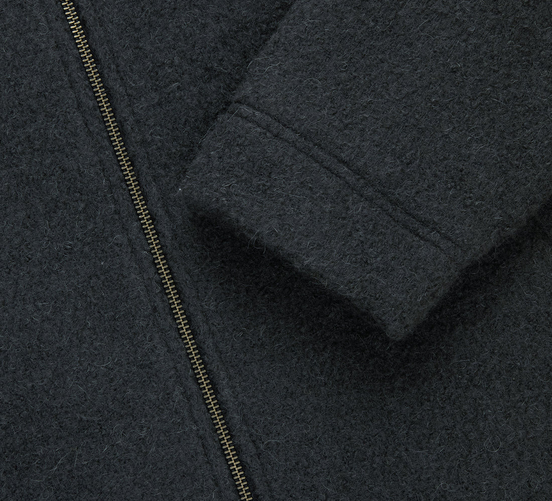 Club Jacket - Charcoal Boucle - 5