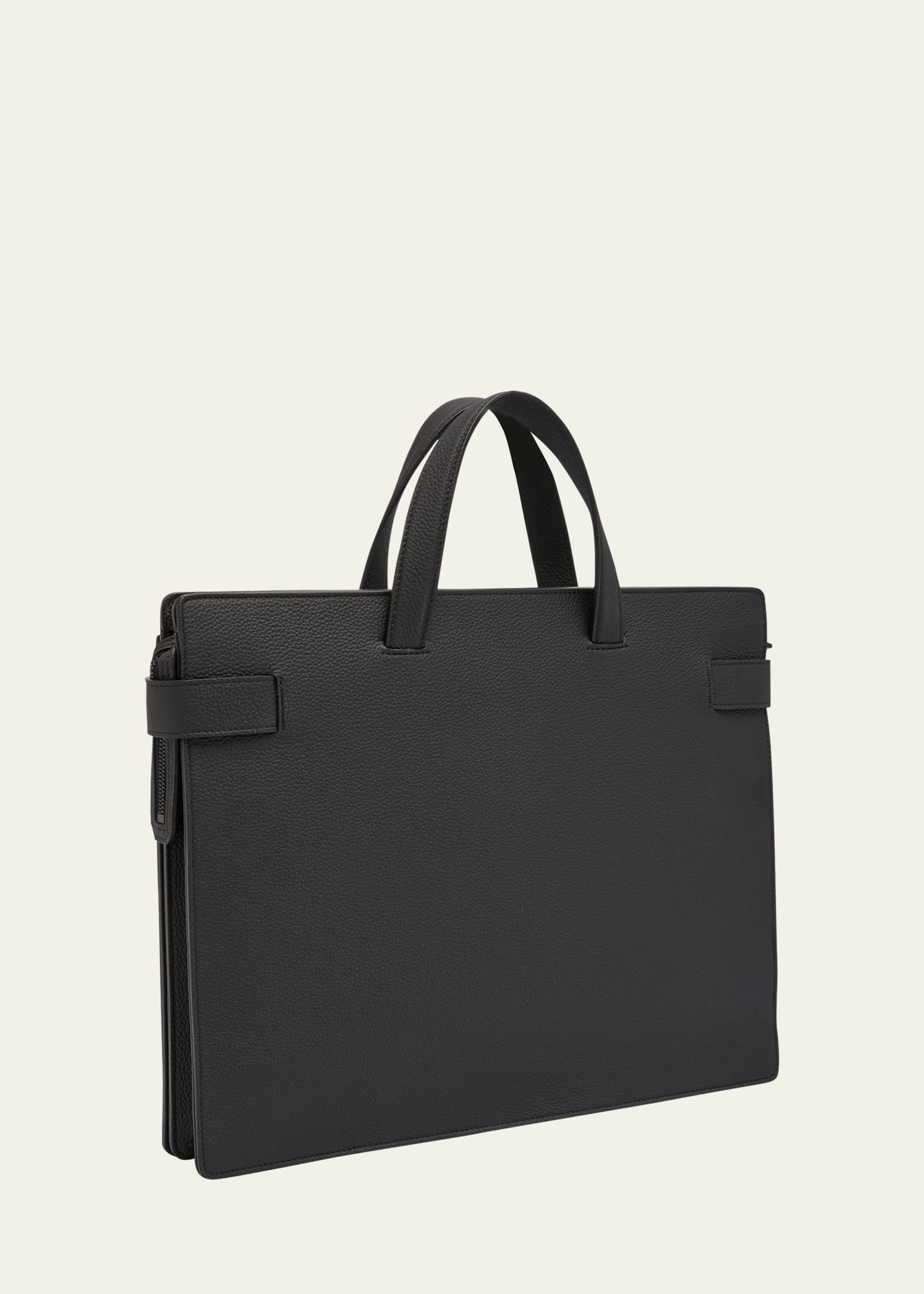 Men's Medium Leather Briefcase - 3
