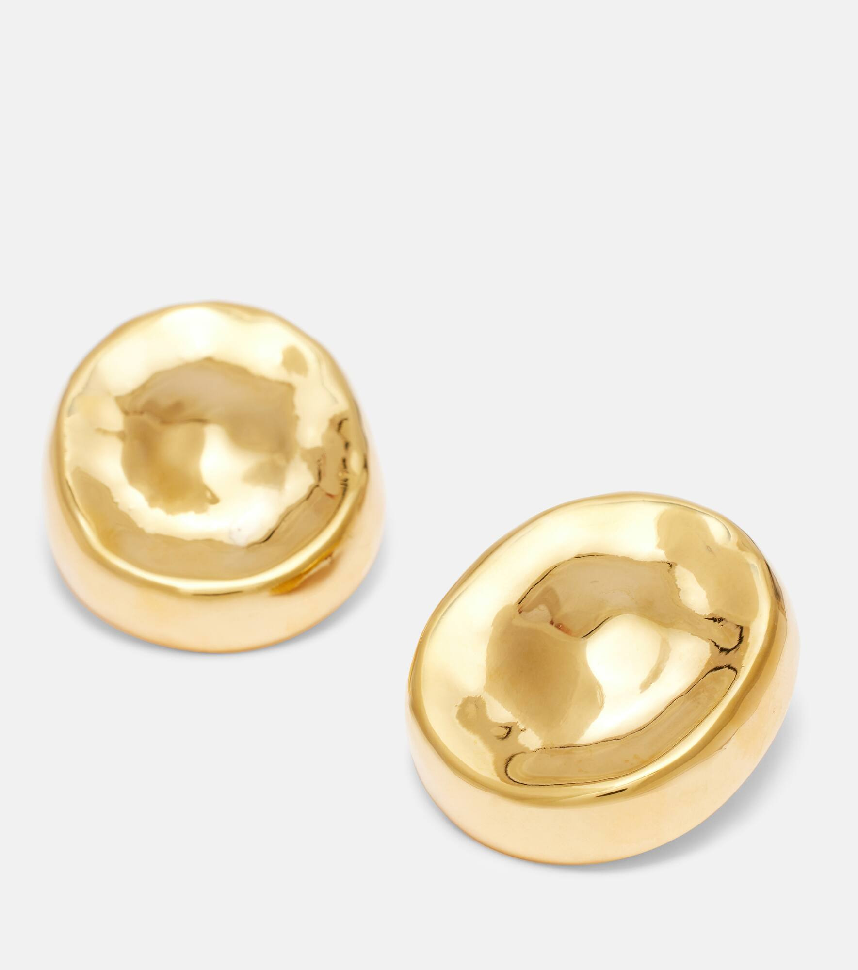 Areli gold-plated earrings - 4