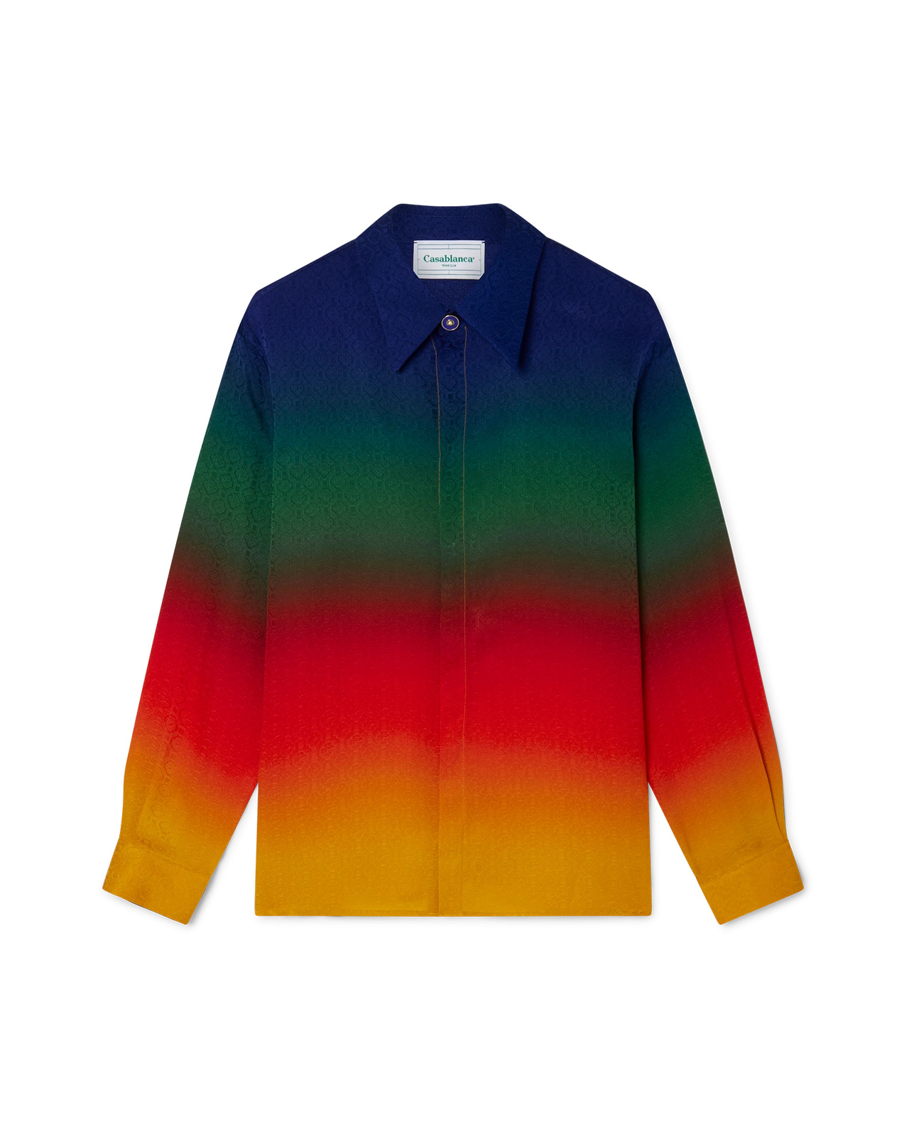Peace Gradient Silk Shirt | Casablanca Paris - 1