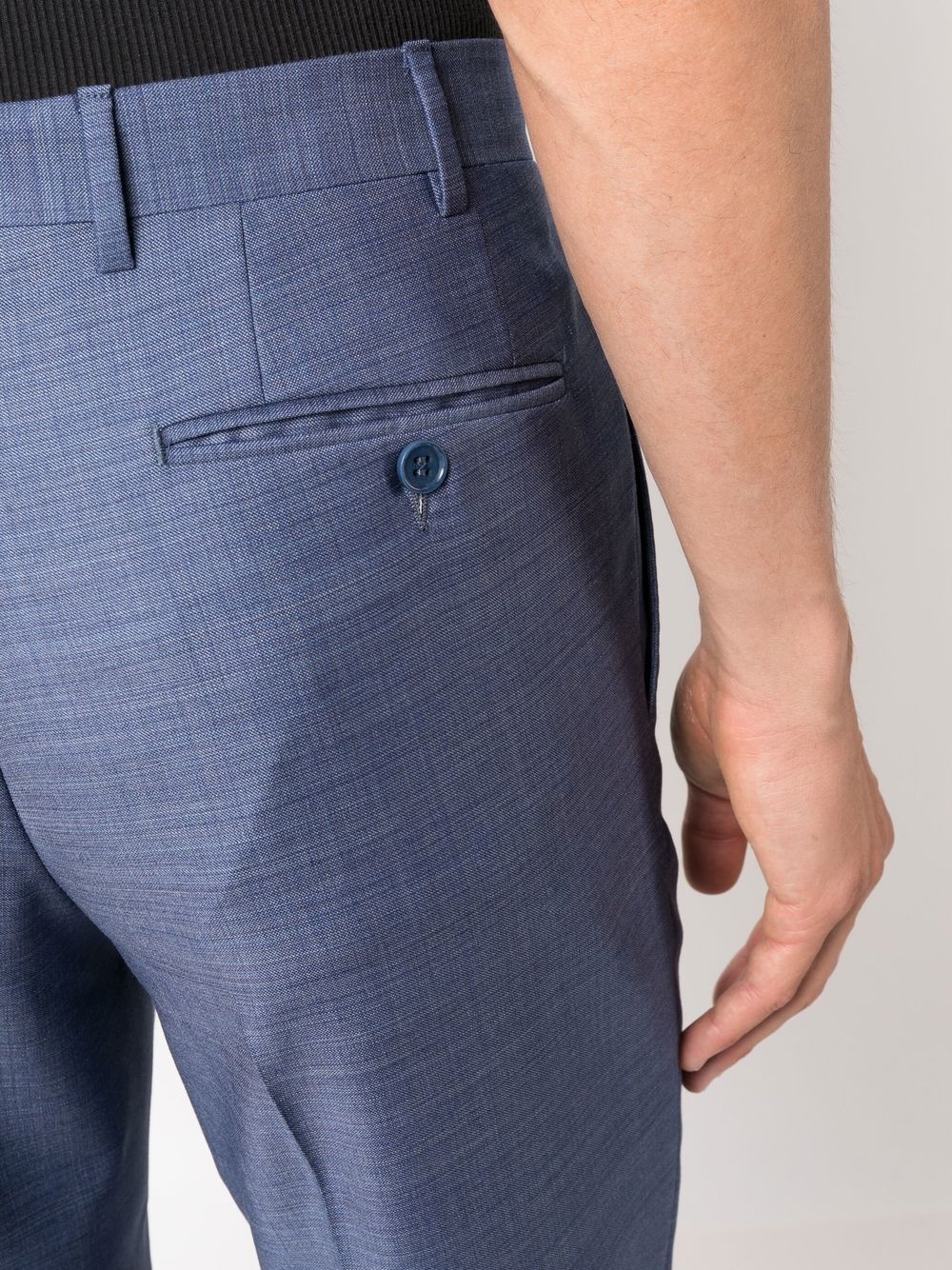 mid-rise straight-leg trousers - 5