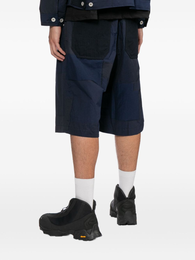 patchwork shorts 4