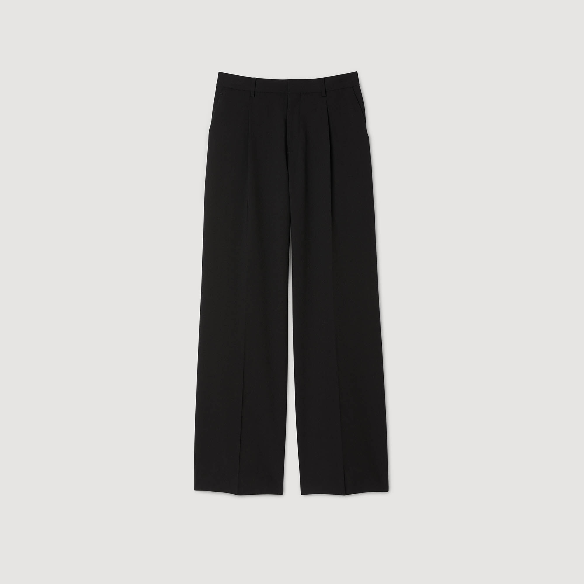 WIDE-LEG TROUSERS WITH PLEATS - 6