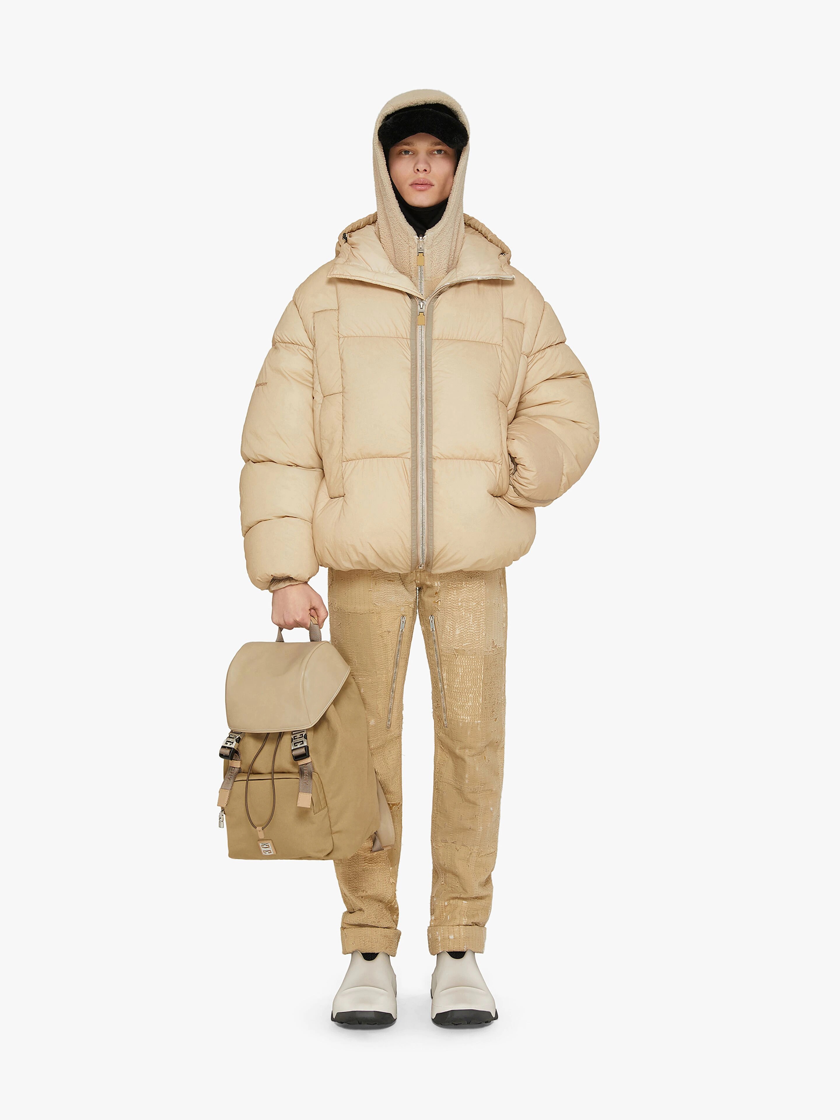GIVENCHY 4G  OVERSIZED HOODED PUFFA JACKET - 2