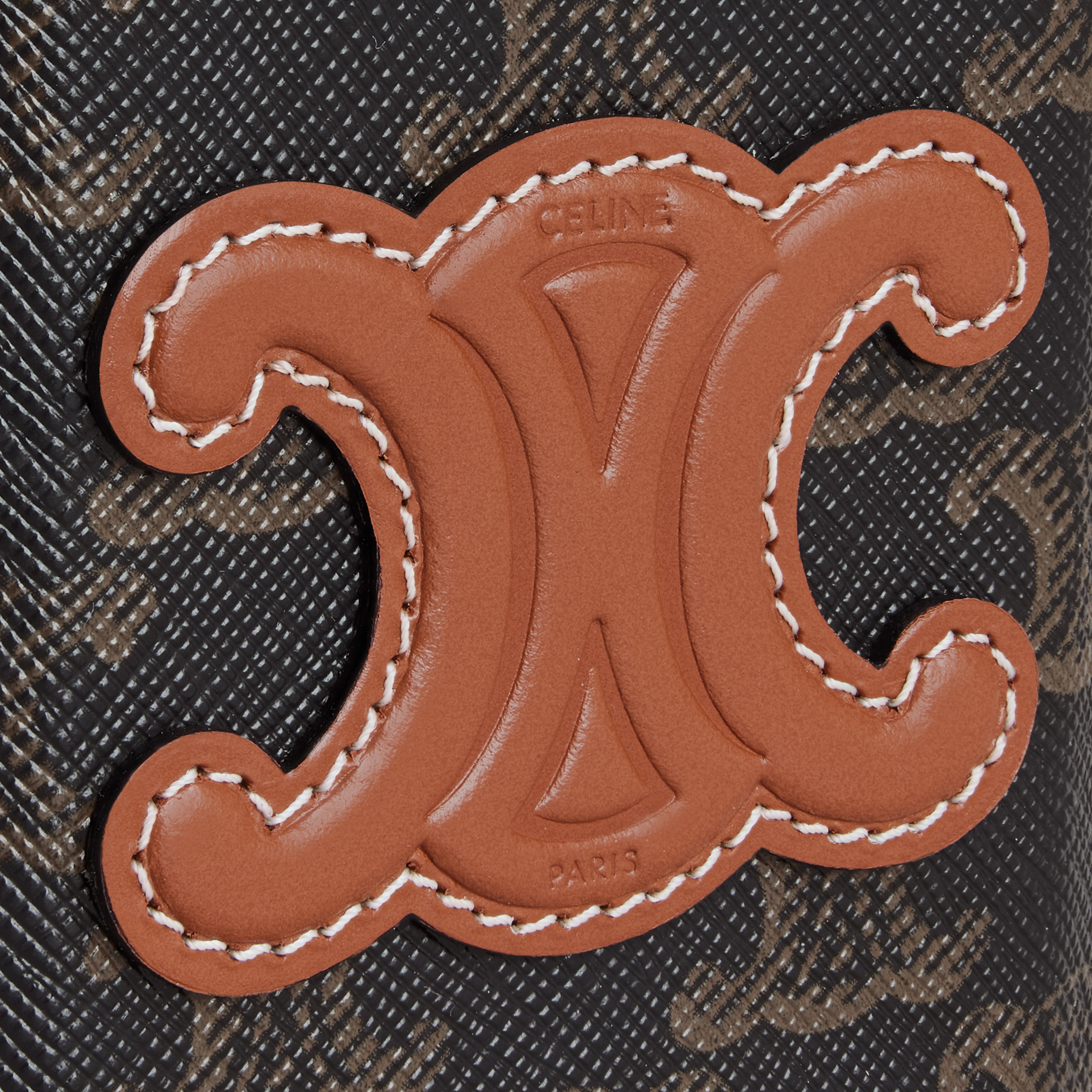 lock bag cuir triomphe in TRIOMPHE CANVAS and CALFSKIN - 5