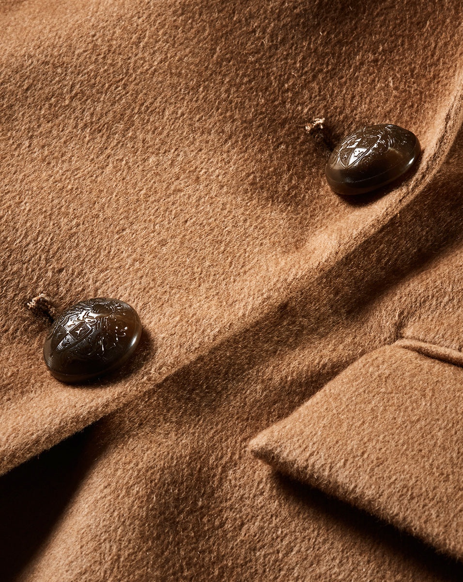 ELLETTE ITALIAN CAMEL HAIR DICKEY JACKET - 4