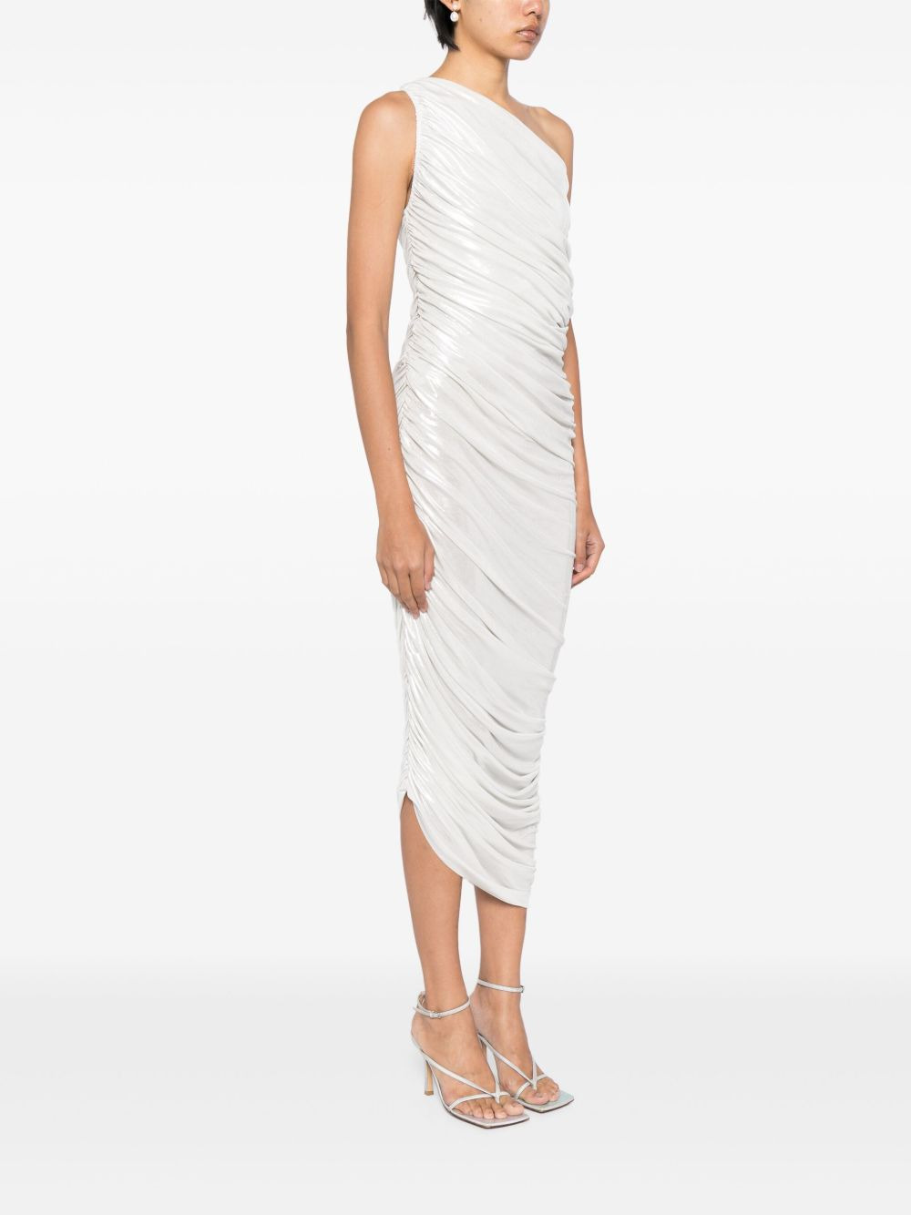 Diana asymmetrical off-shoulder dress - 3