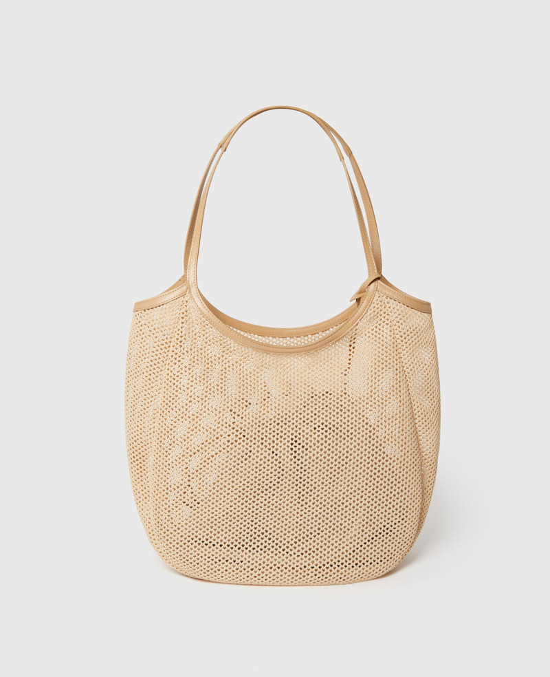 Logo Mesh Hobo Bag 3